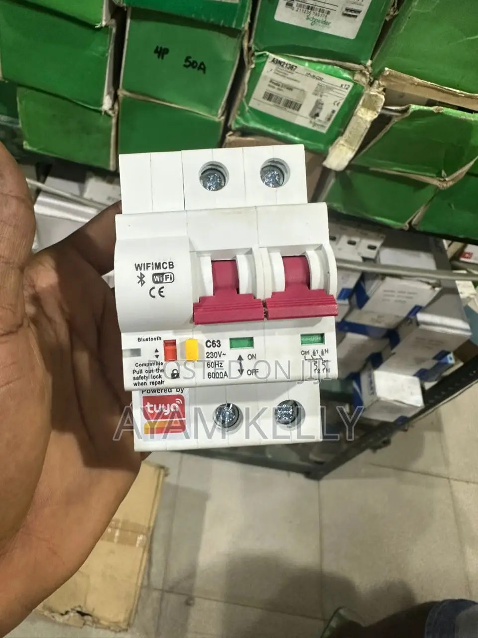 Wi-Fi Breaker 63amps 2pole