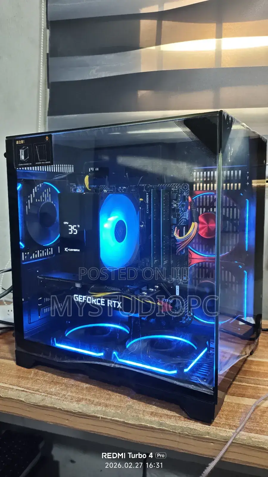 New Desktop Computer 32GB AMD Ryzen 7 SSD 1T