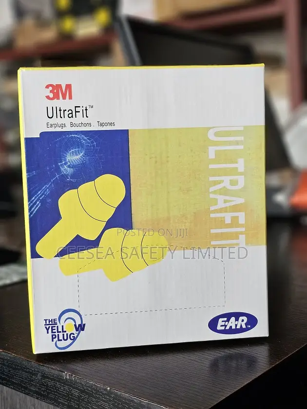 3m Ear Ultra Fit Earplugs 340 4004, Corded, Poly Bag (100pairs/Pack)