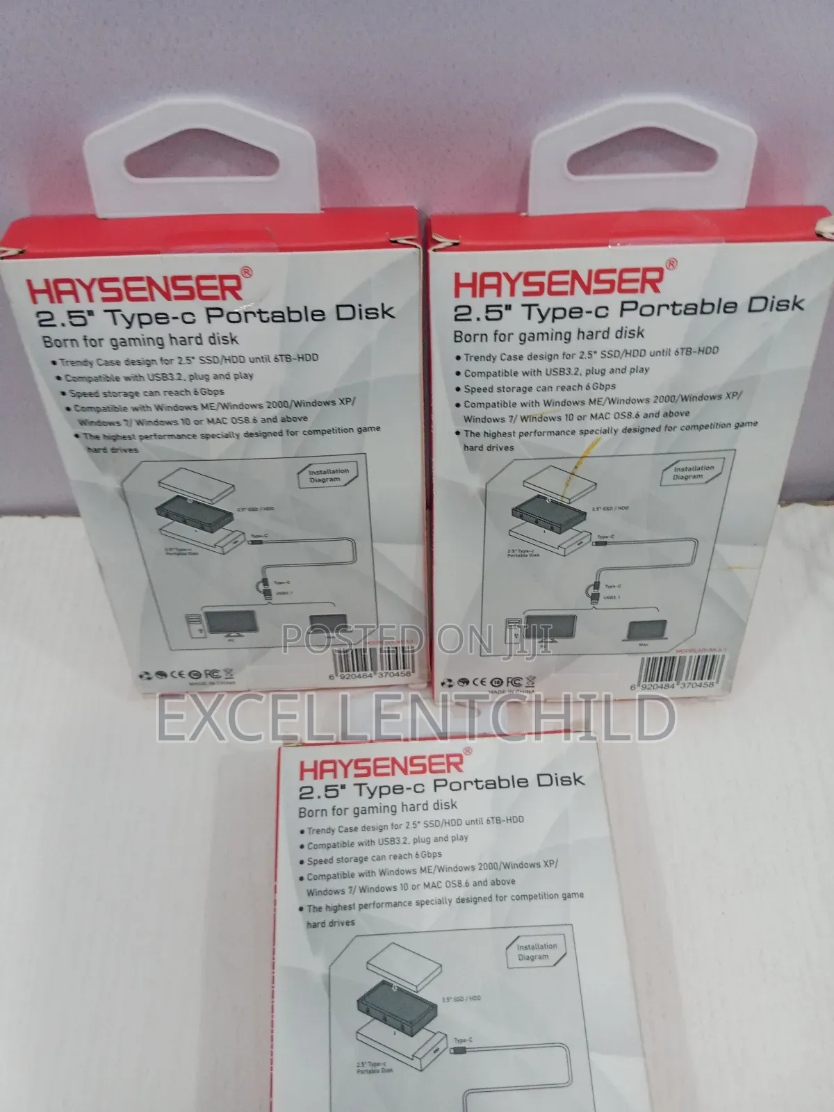 Haysenser 2.5" Type-c Hard Drive Enclosure