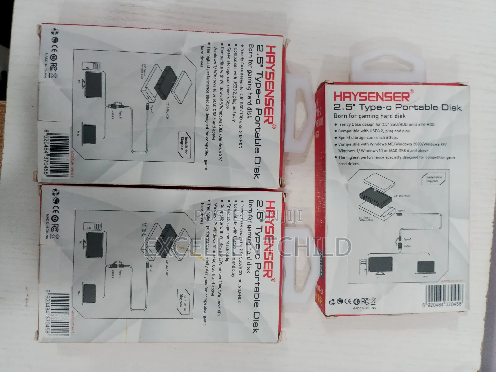 Haysenser 2.5" Type-c Hard Drive Enclosure