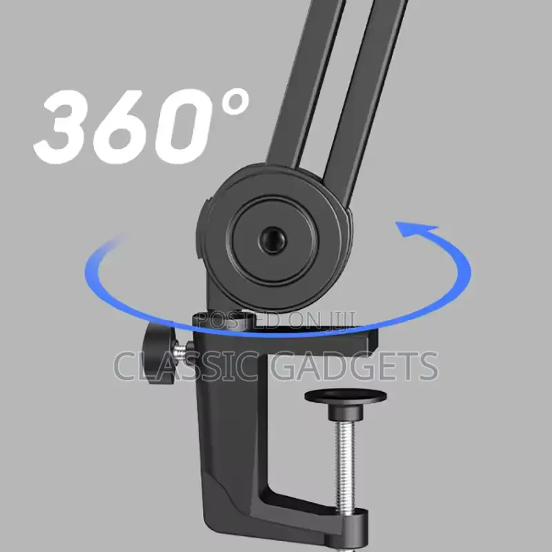 Fifine Bm63 Premium Boom Arm Stand for Microphone