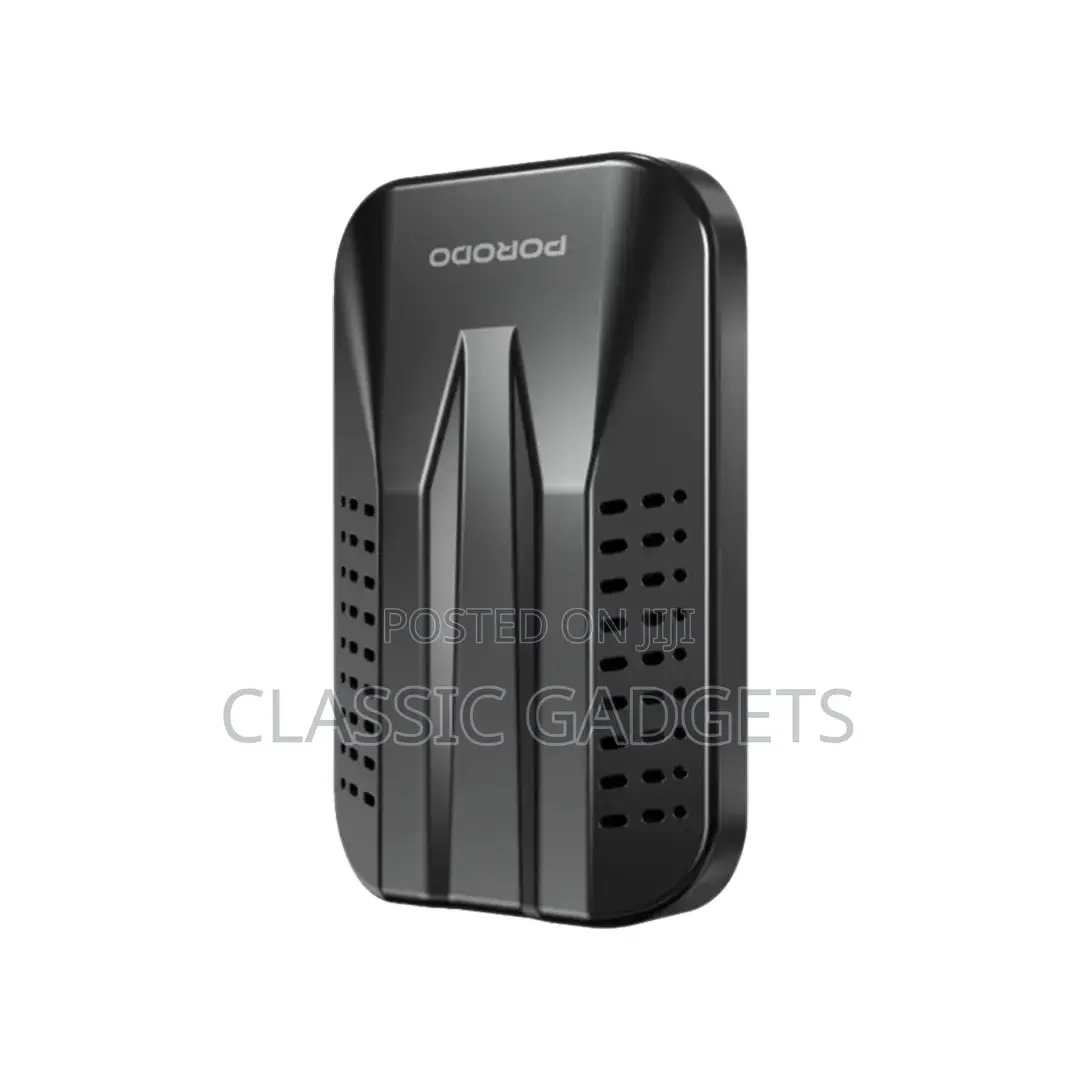 Porodo Lfs114 Wireless Carplay Supports Split Screen Adapter- Black