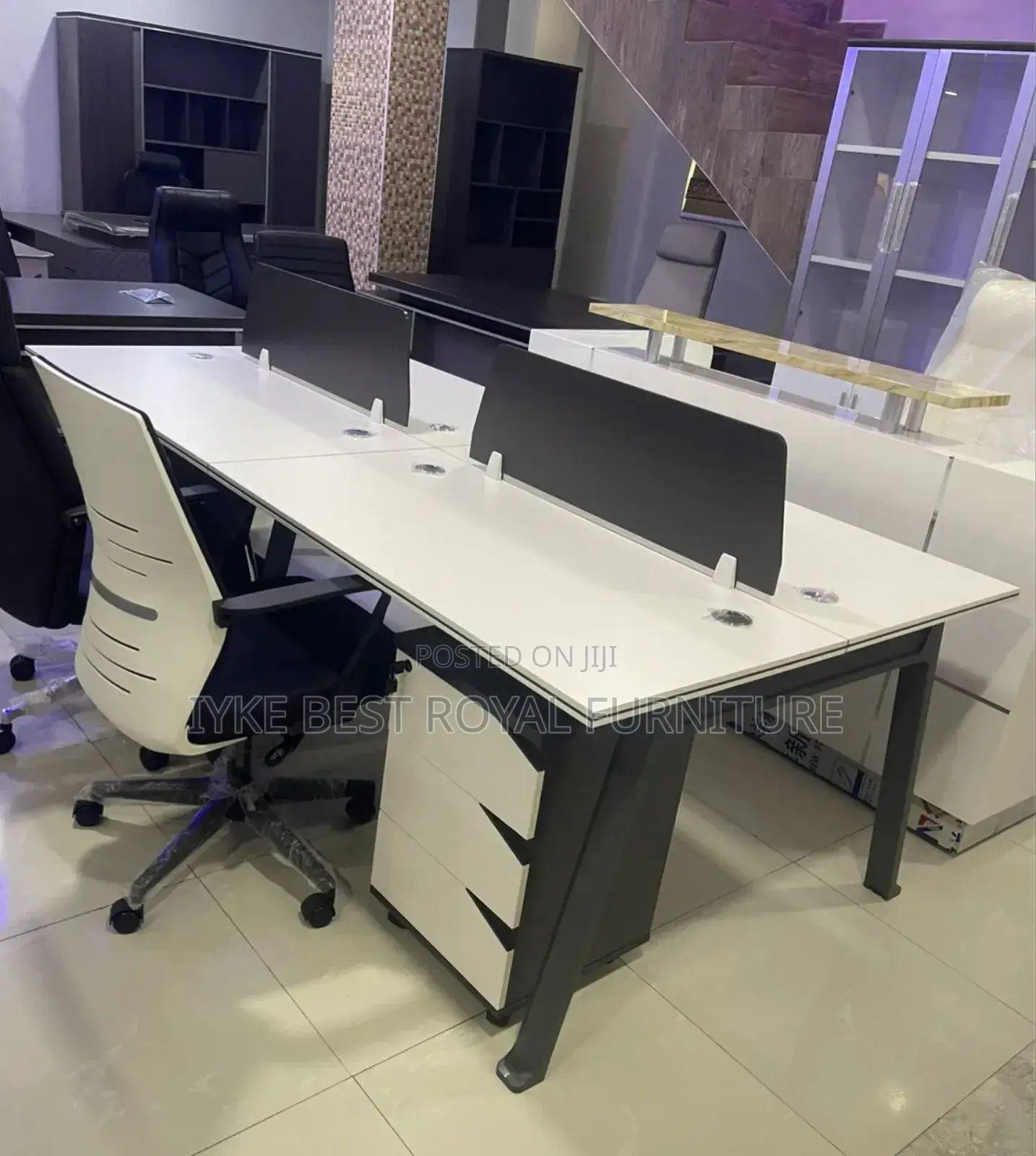 4man Workstation Metal Legs Special Quality