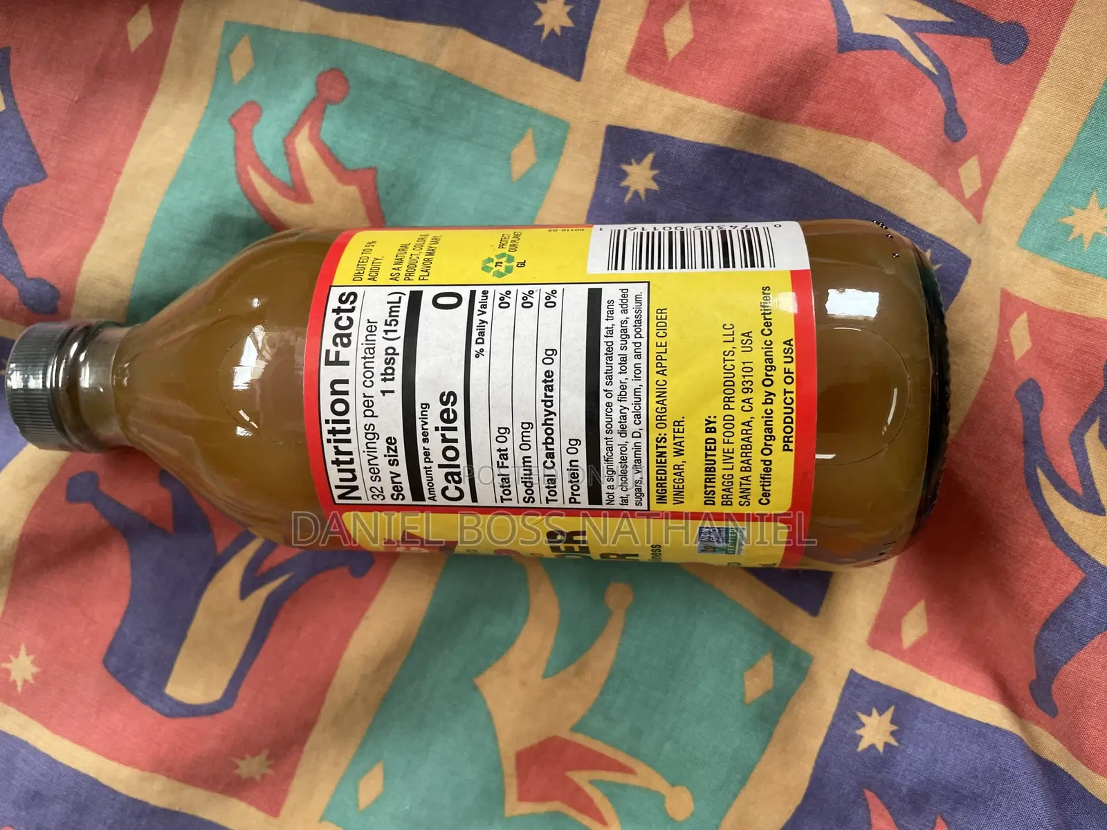 Bragg Organic Apple Cider!