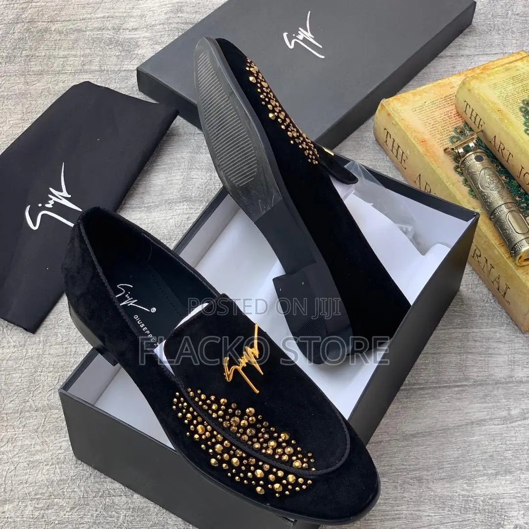 Original Giuseppe Zanotti Suede Loafers Shoes