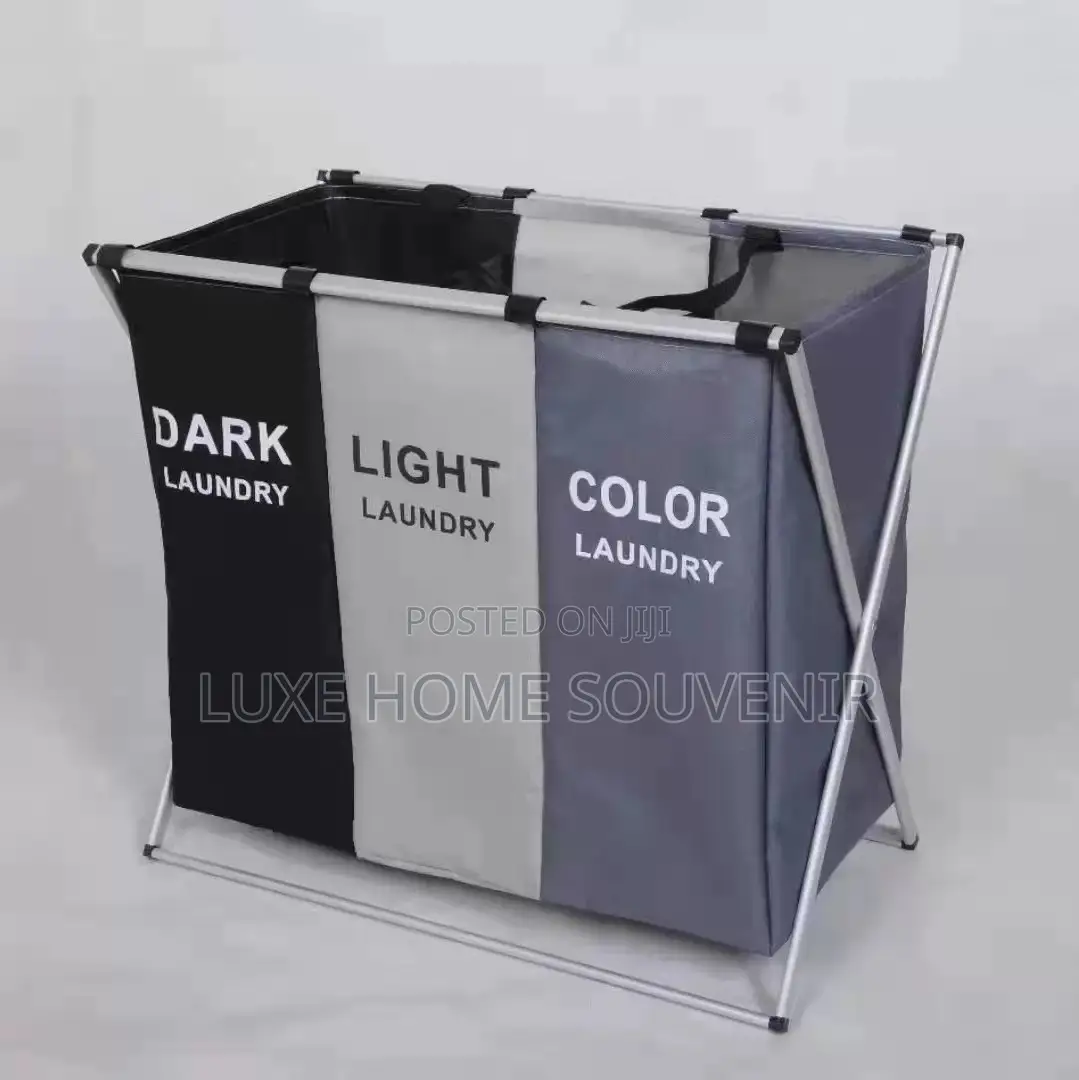 Dark Light Color Lundry Basket / 3 in 1 Lundry Bag