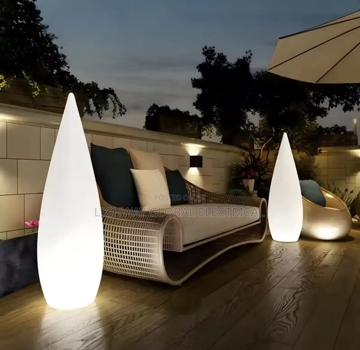 Hotel Restaurant Courtyard Garden Decoration Outdoor Luminous Lamp