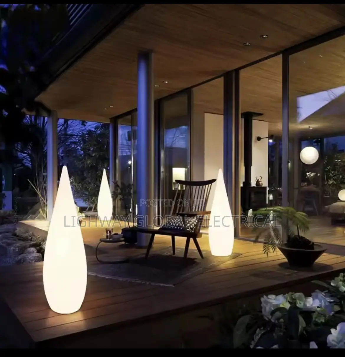 Hotel Restaurant Courtyard Garden Decoration Outdoor Luminous Lamp