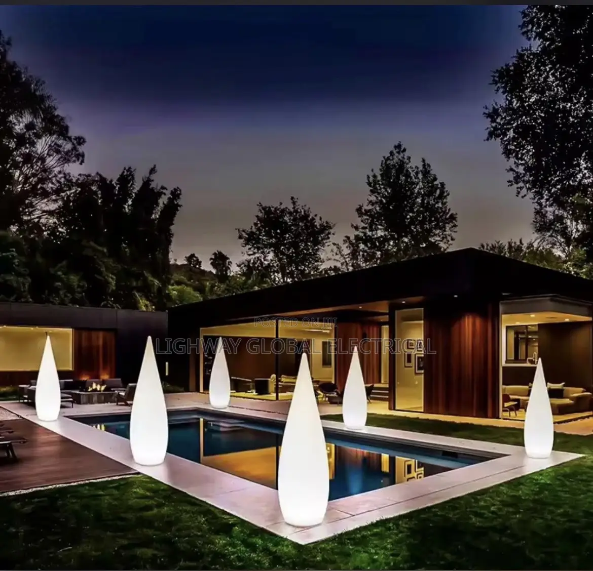 Hotel Restaurant Courtyard Garden Decoration Outdoor Luminous Lamp