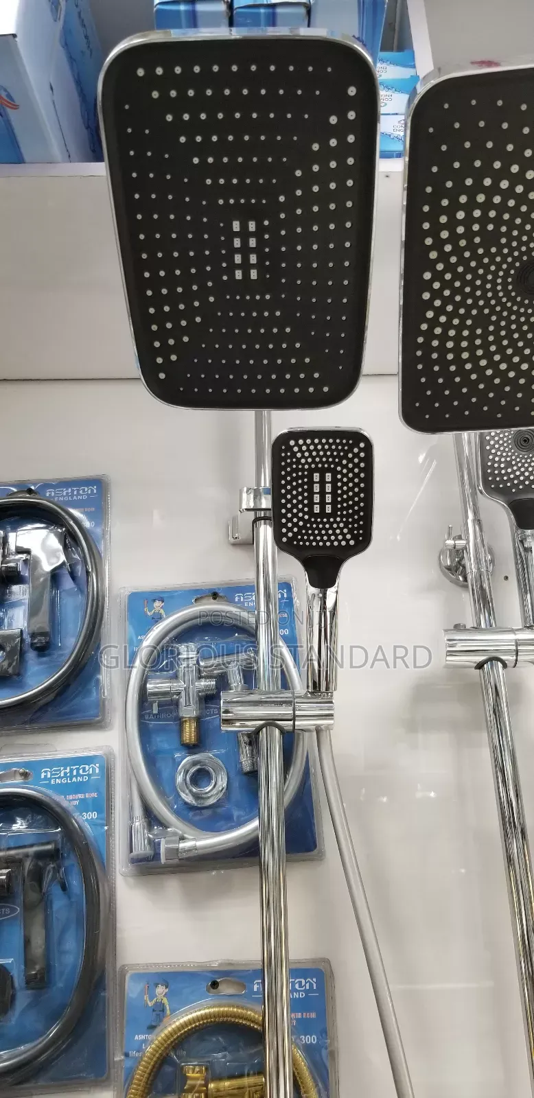 High Quality Cross Stainless Standing Shower England Standard