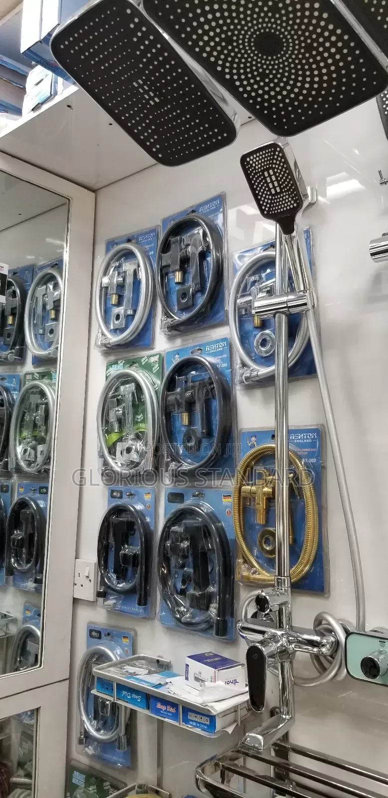 High Quality Cross Stainless Standing Shower England Standard