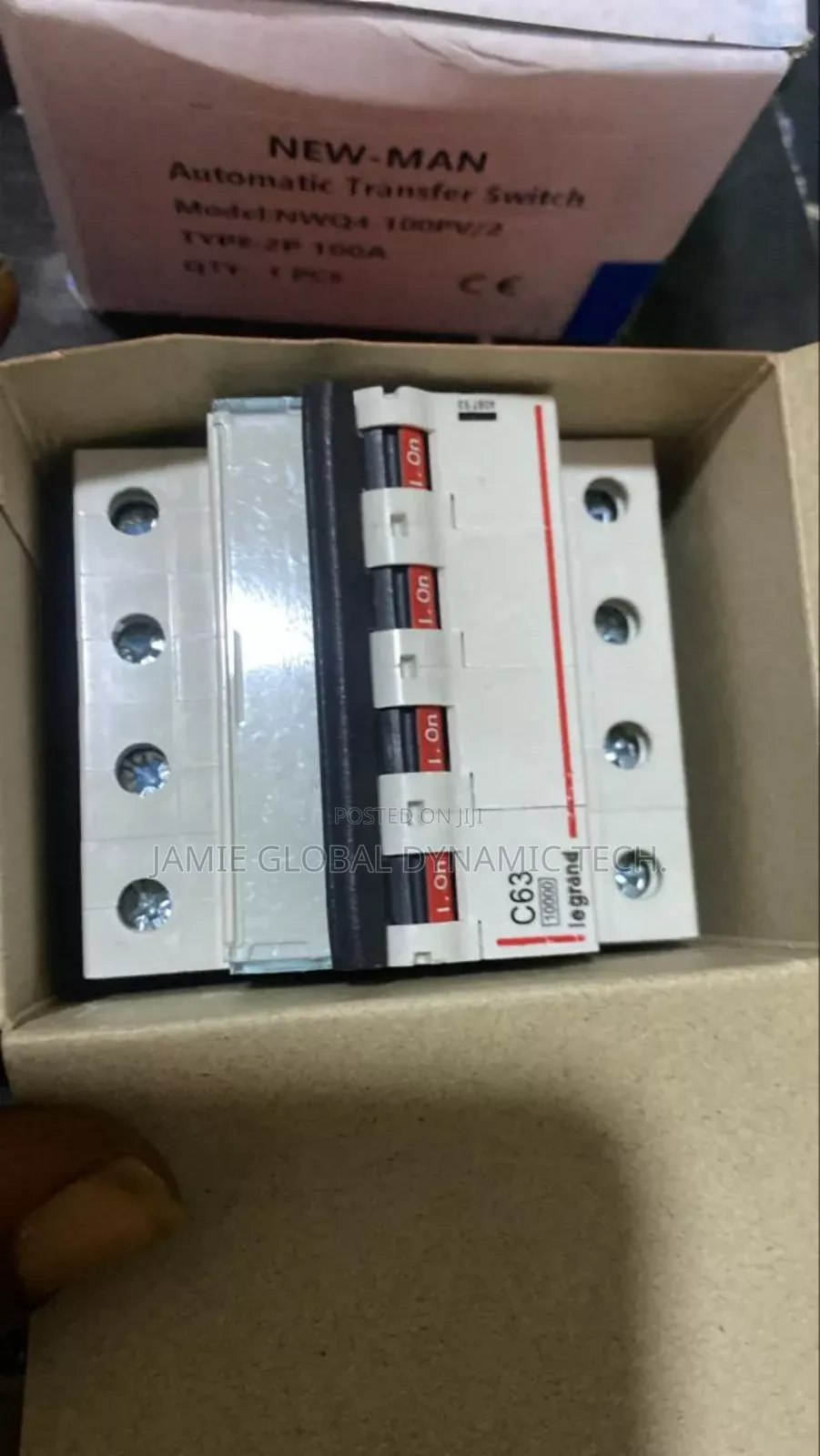 C63 Legrand Mcb 4pole 63a