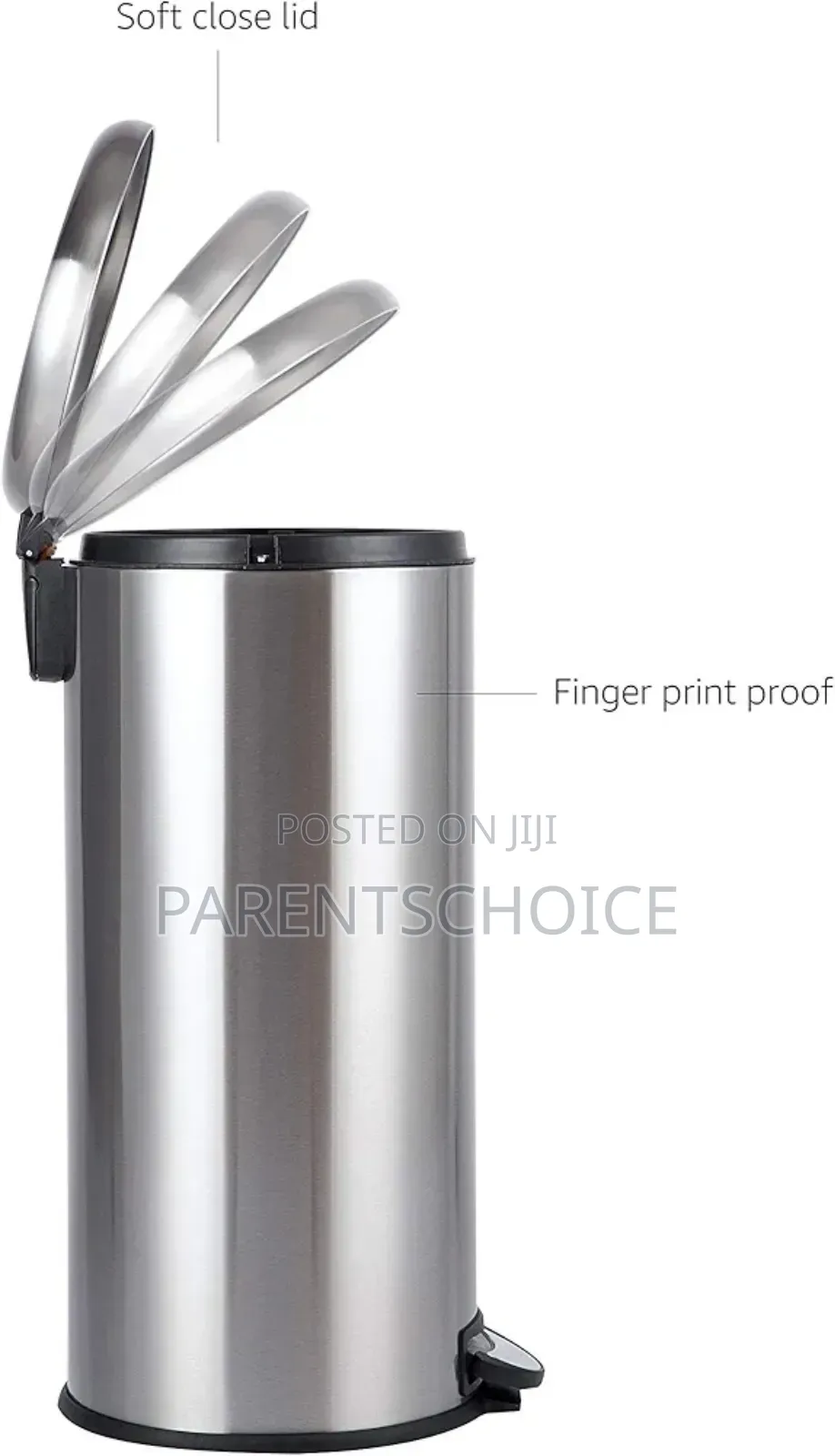 Stainless Steel Dustbin- 3l, 5l, 8l,12l, 20l, 30l, and 50l