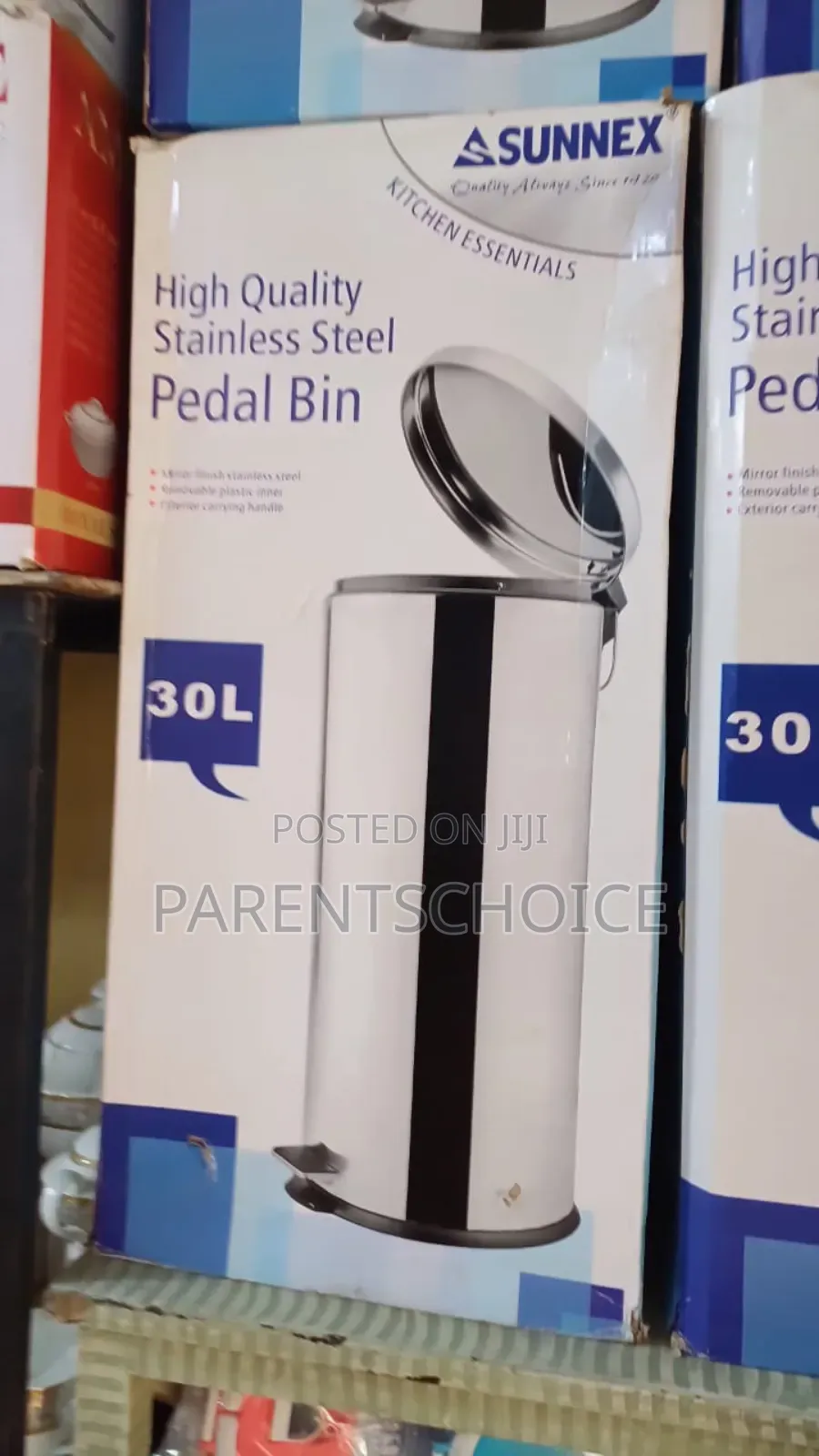 Stainless Steel Dustbin- 3l, 5l, 8l,12l, 20l, 30l, and 50l