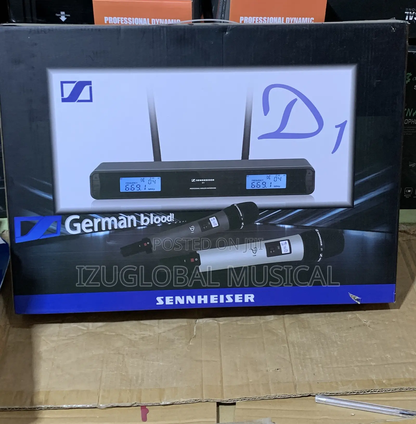 Sennheiser D-1 German Blood Dual Professional Wireless Microphone