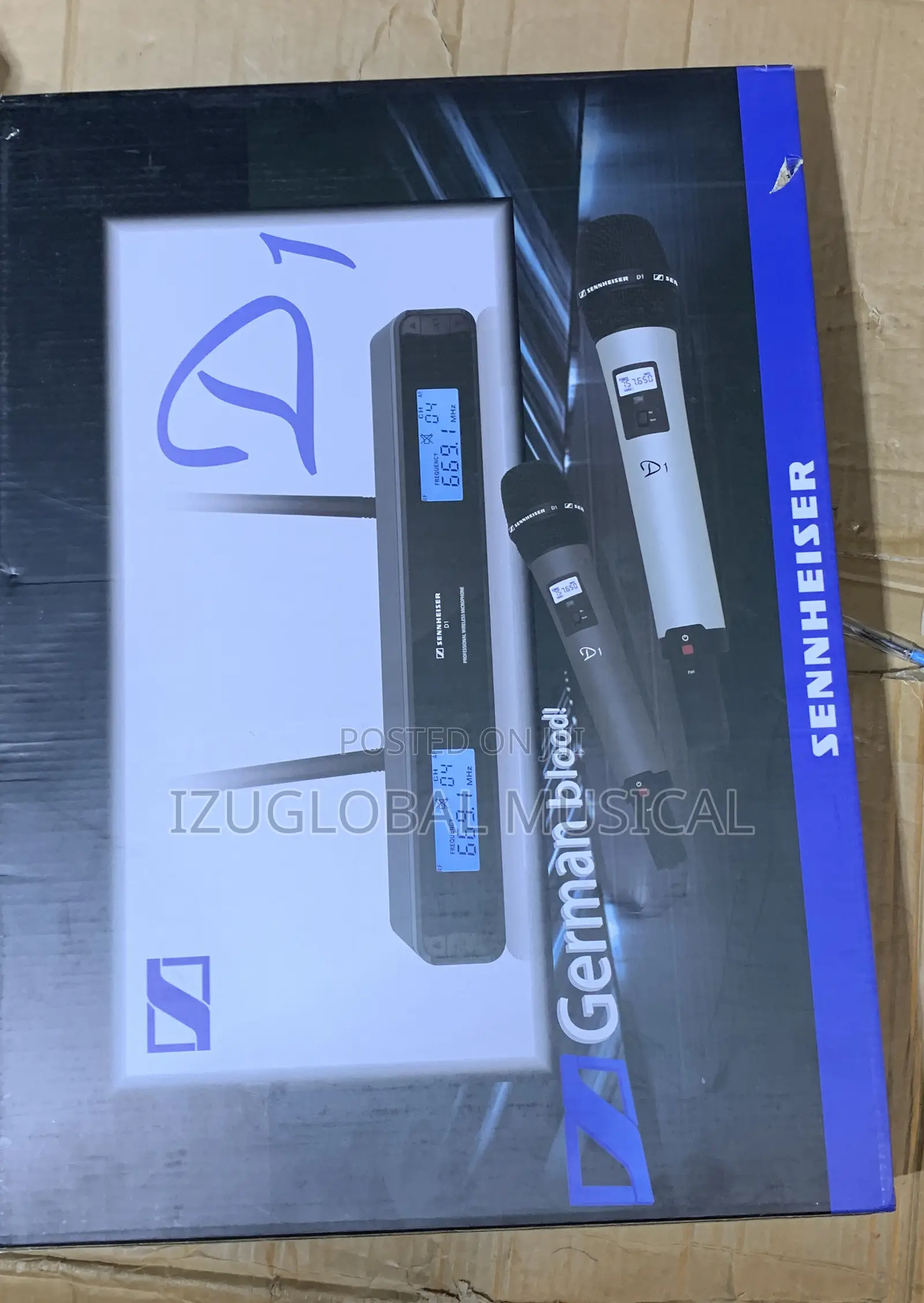 Sennheiser D-1 German Blood Dual Professional Wireless Microphone
