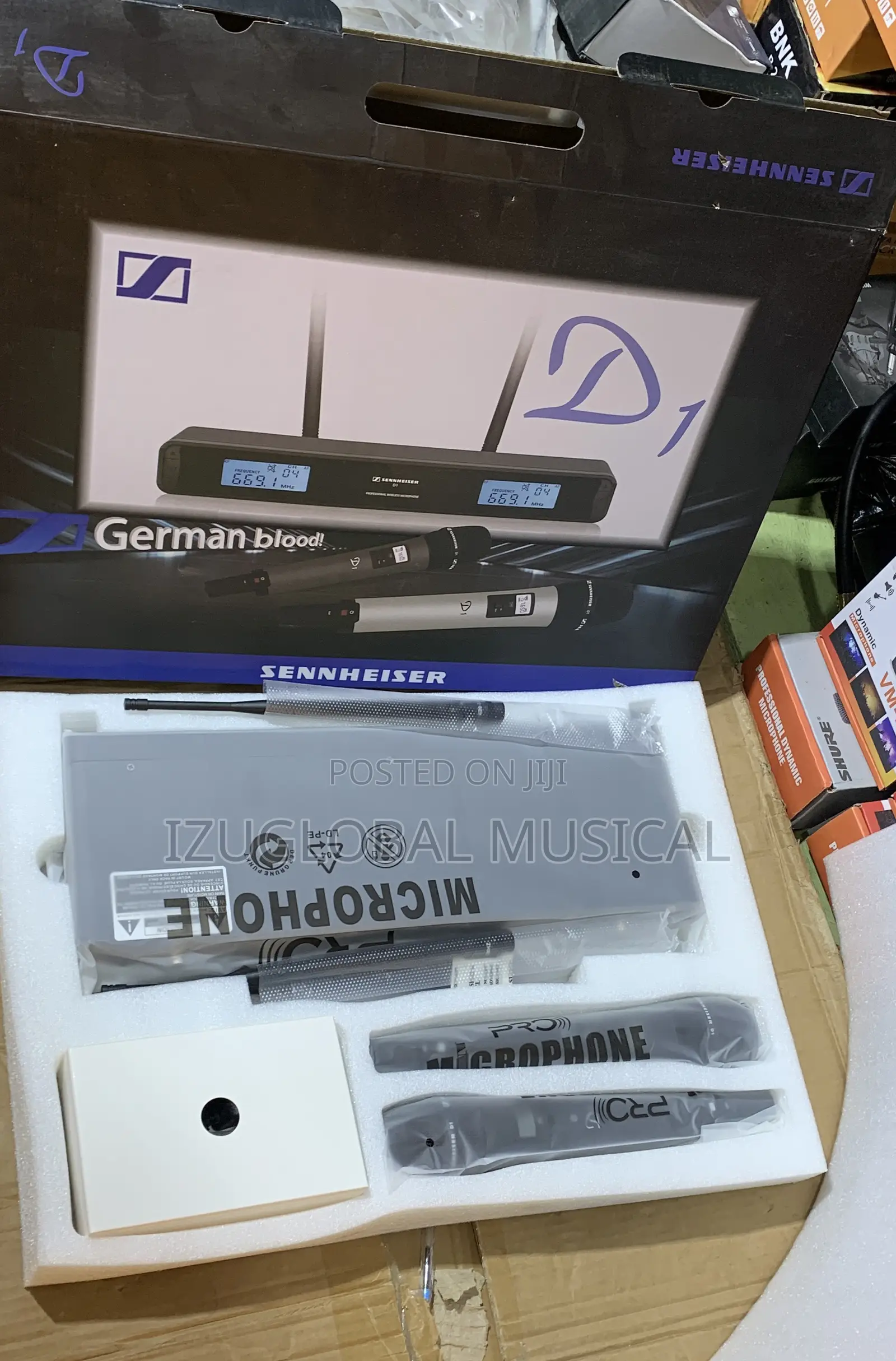 Sennheiser D-1 German Blood Dual Professional Wireless Microphone