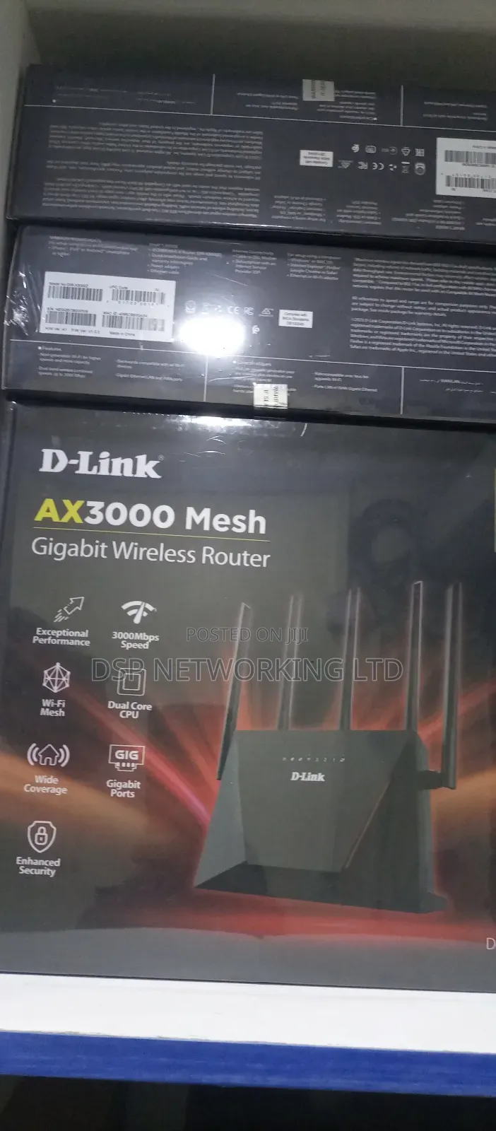 D‐Link Dir‐X3000z Ax3000 Mesh Gigabit Wi‐Fi 6 Router