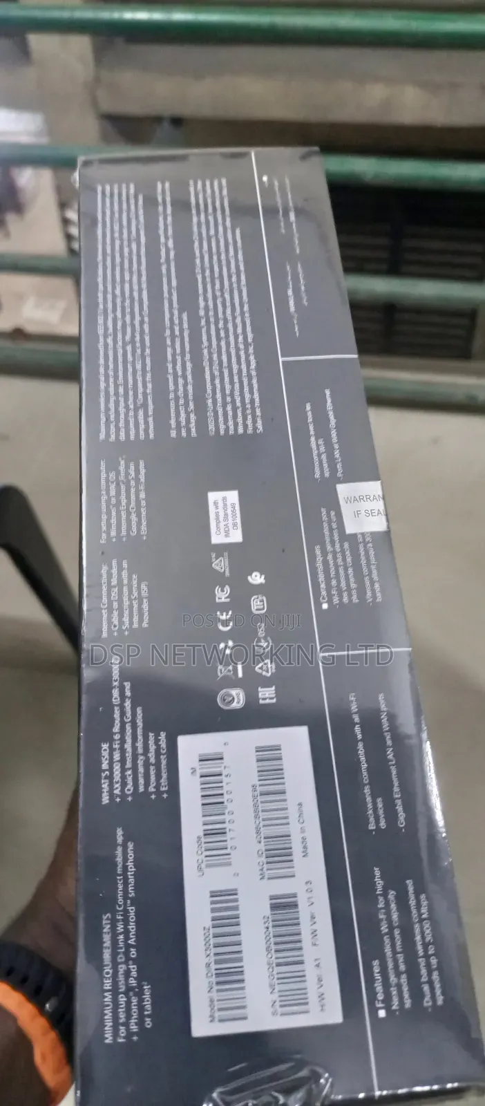 D‐Link Dir‐X3000z Ax3000 Mesh Gigabit Wi‐Fi 6 Router
