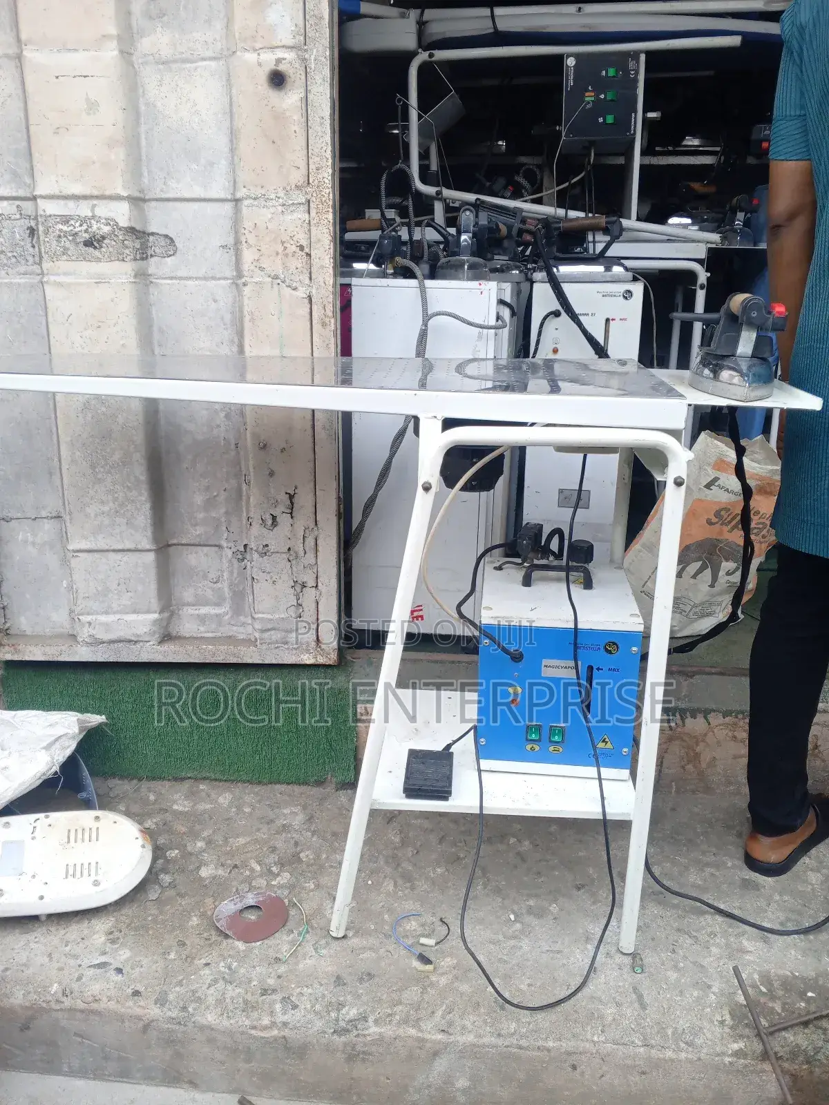Industrial Steam Iron, Finishing Table