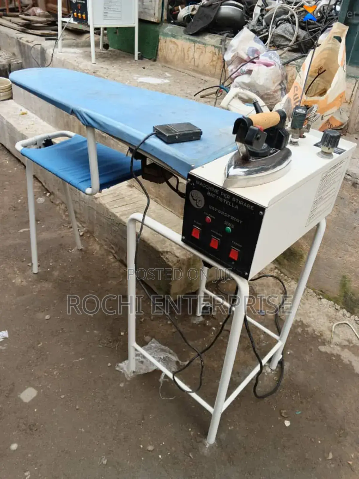 Industrial Steam Iron, Finishing Table