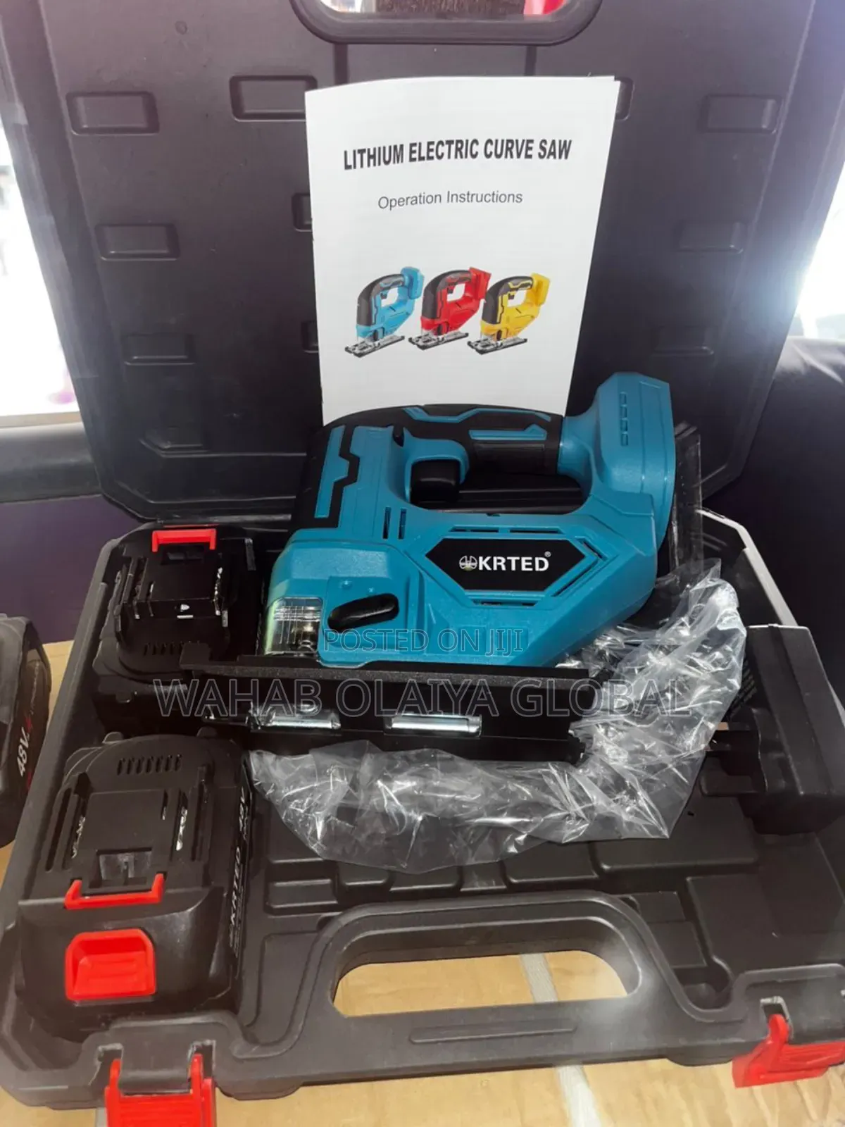 Krted 48v Cordless Jigsaw 2900rpm With 2 Batteries