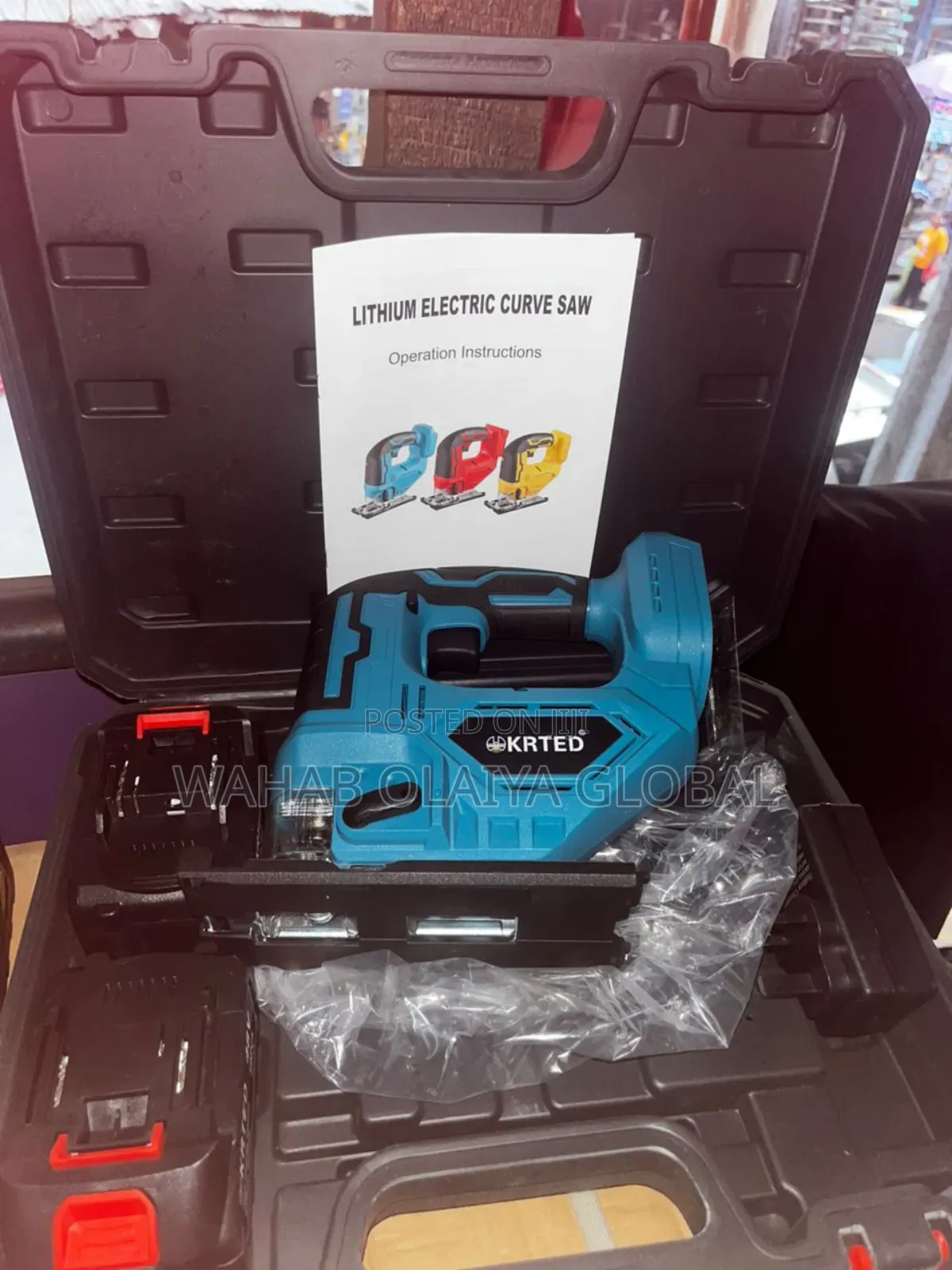 Krted 48v Cordless Jigsaw 2900rpm With 2 Batteries