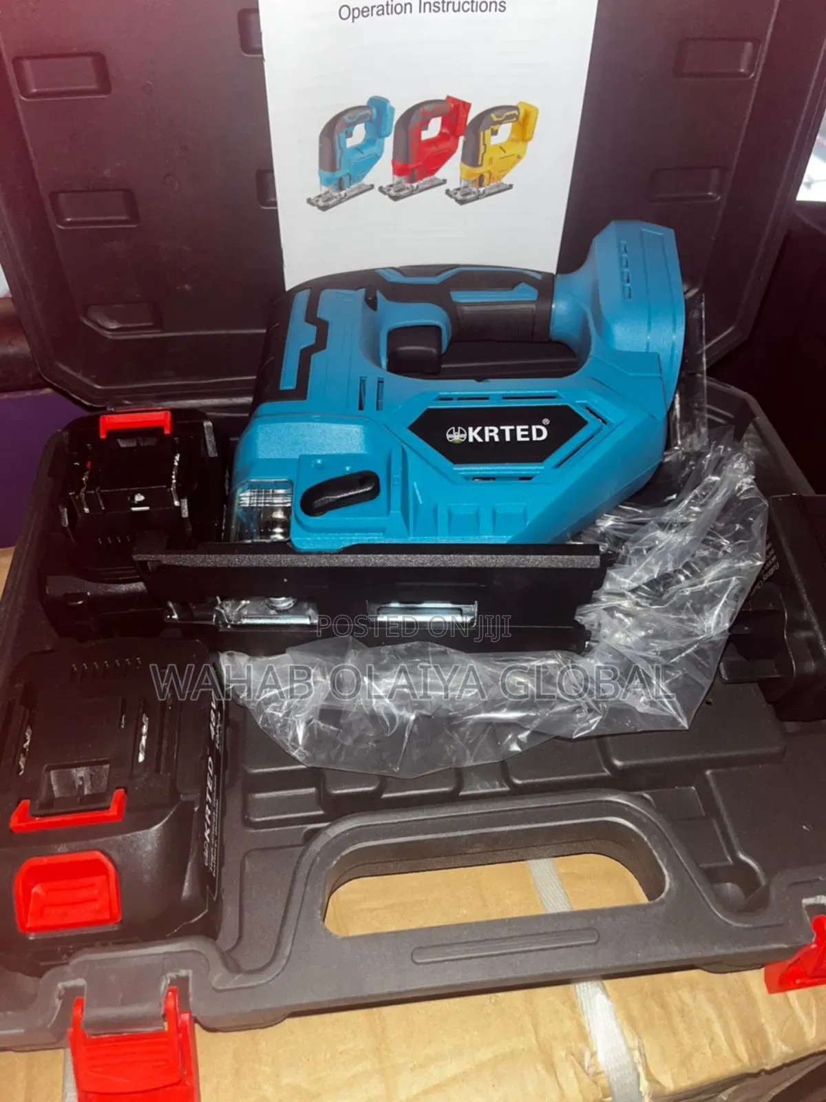 Krted 48v Cordless Jigsaw 2900rpm With 2 Batteries