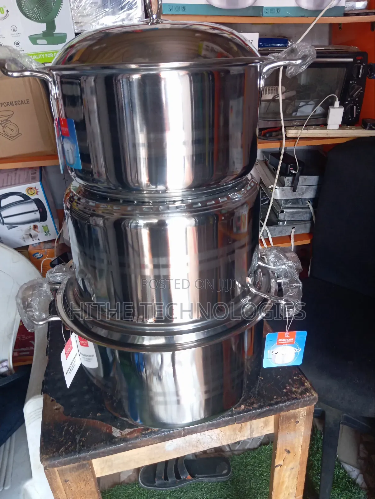 Stainless Steel Induction Pot (26cm, 28cm, 30cm)