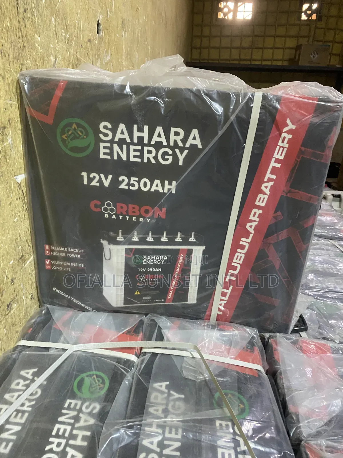 12v 250ah Sahara Energy Tall Tubular Battery