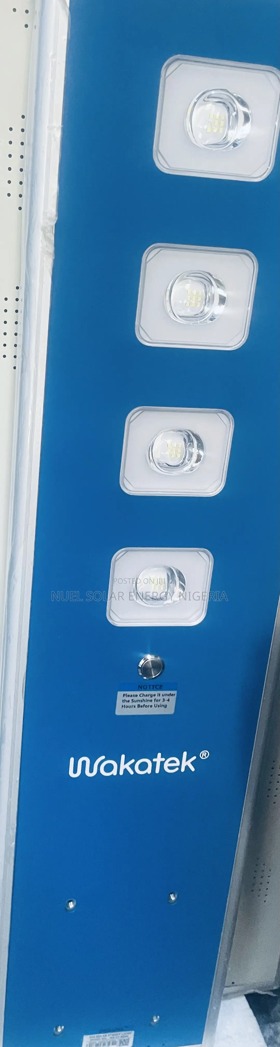 Wakatek Solar Street Light 4 Eye