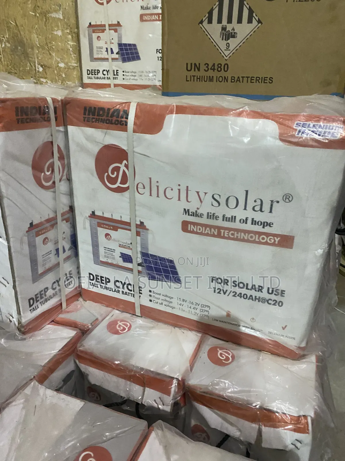 12v 240ah Pelicity Tall Indian Tubular Battery