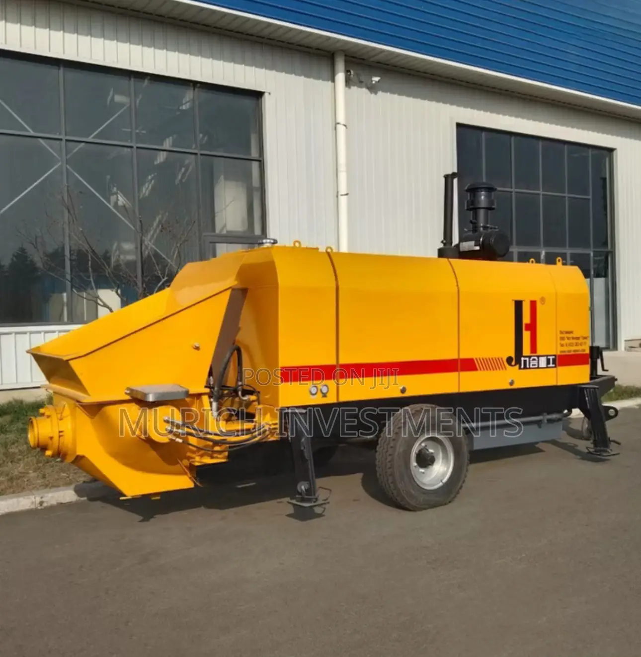 Diesel Engine 80cubic Concrete Transfer Pump – 80m3/Hr