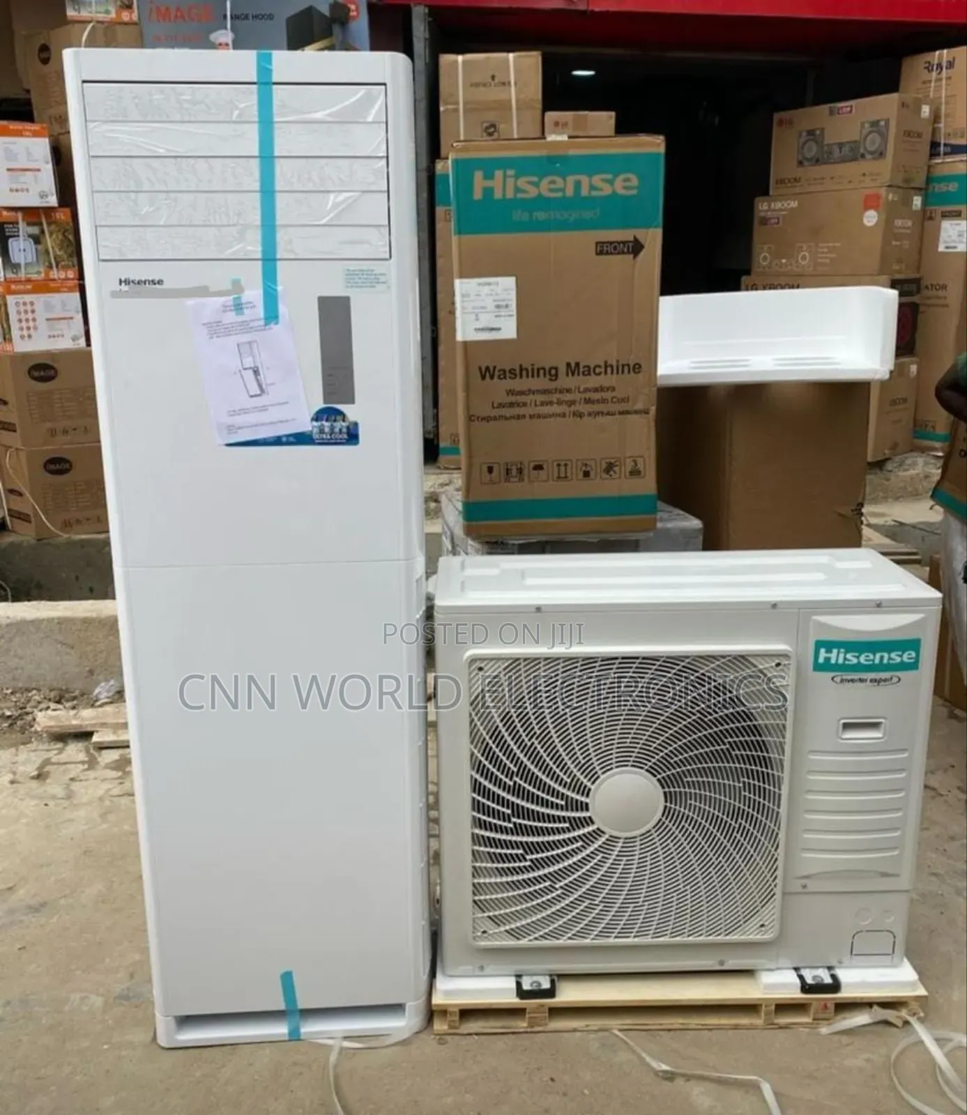 New Hisense Floor Standing Ac 3ton Inverter R410a Copper Super Cooling