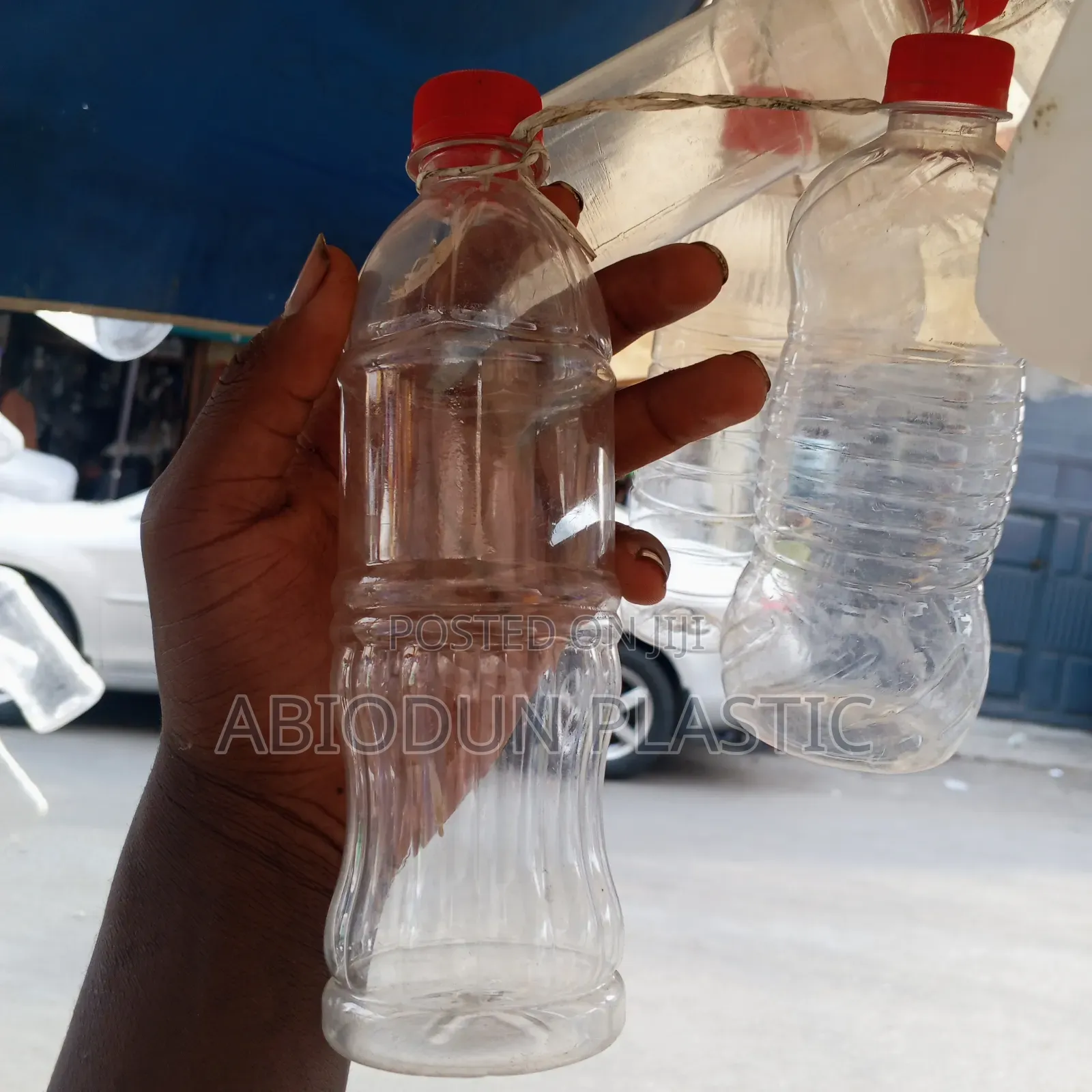500ml Transparent With Red Cover
