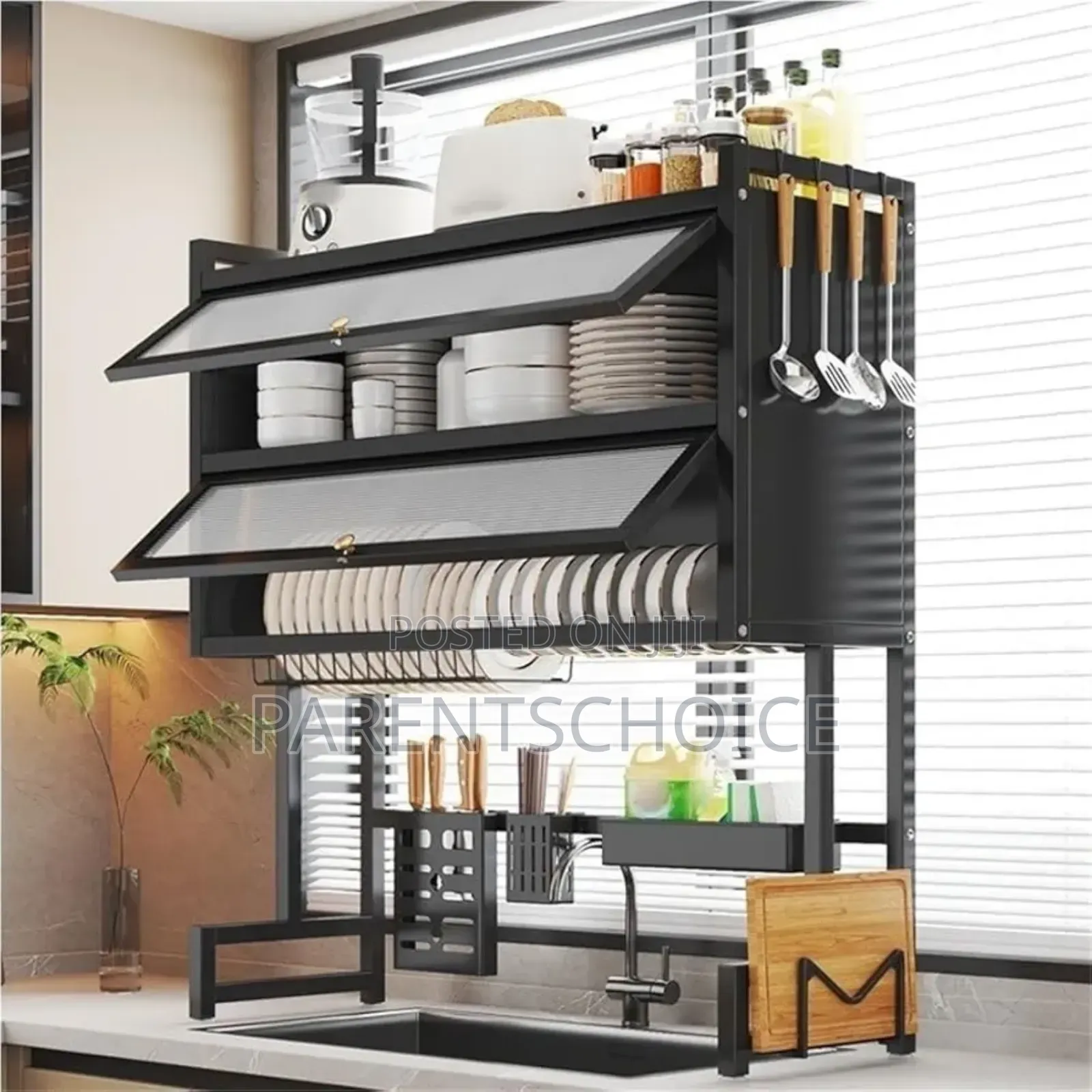 3-Layer Dish Drying Rack Over Sink