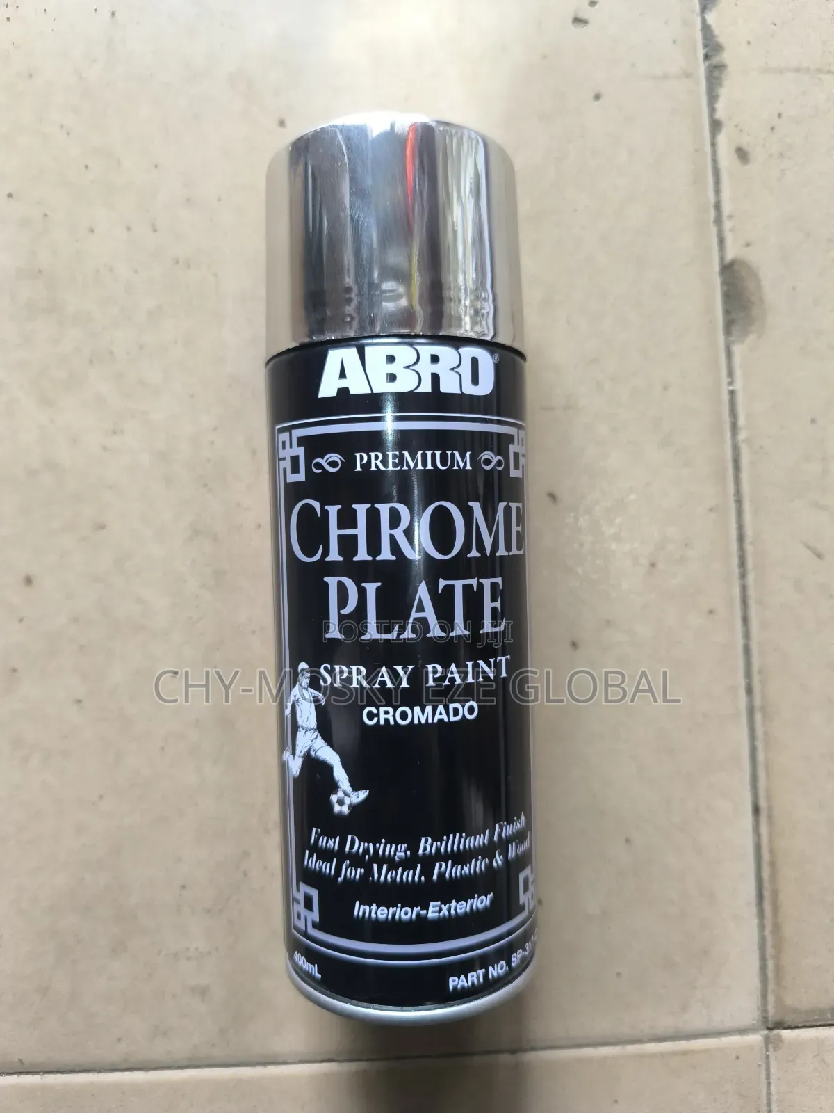 Abro Premium Chrome Plate Spray Paint