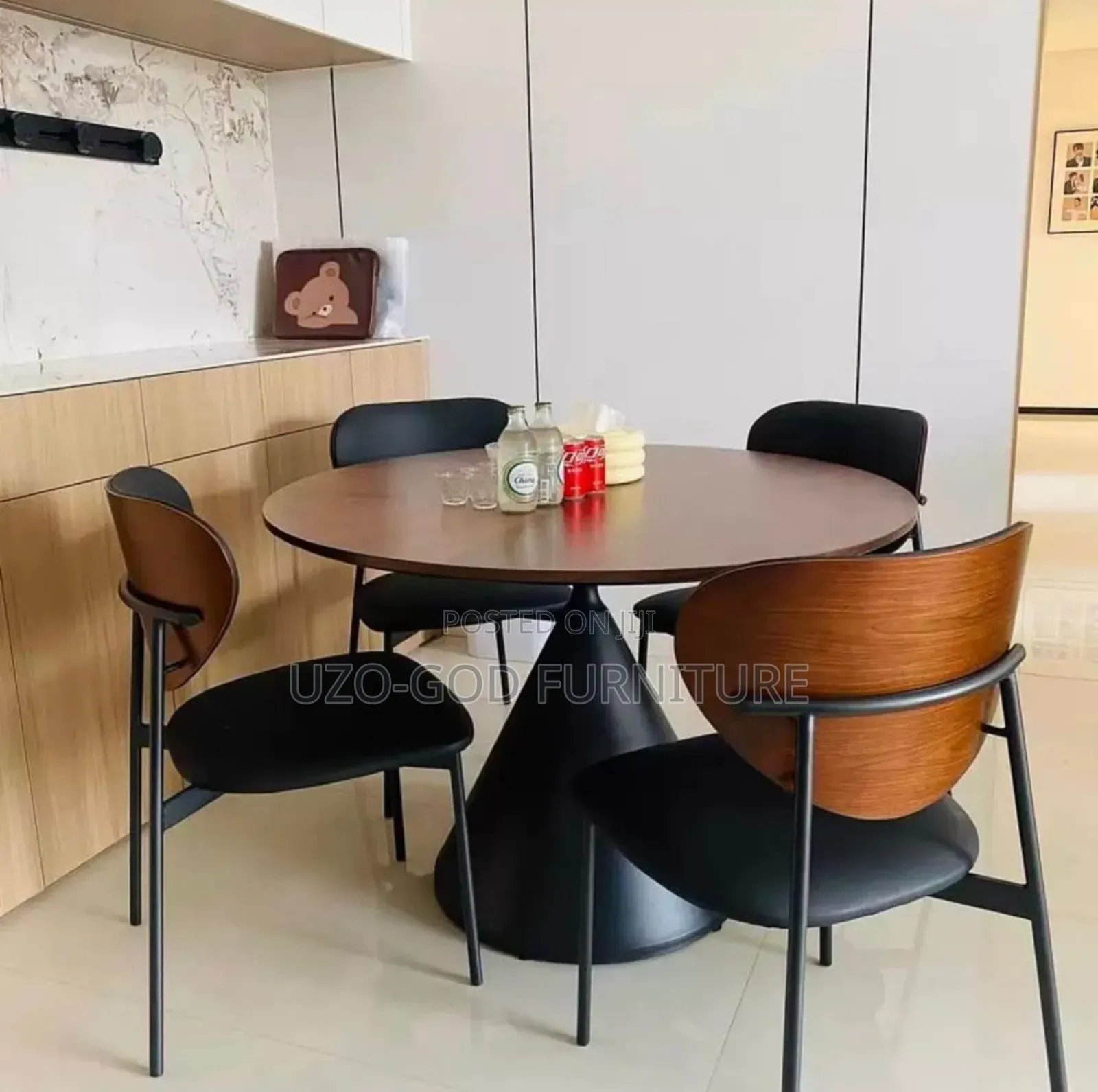 Executive Round Dining Table and Chairs