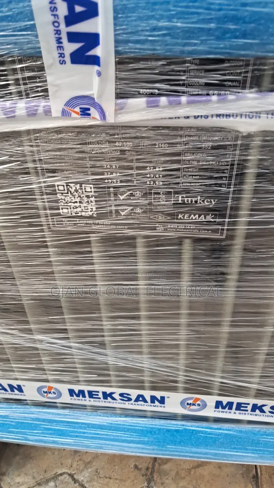 Meksan 300kva 33000v Transformer