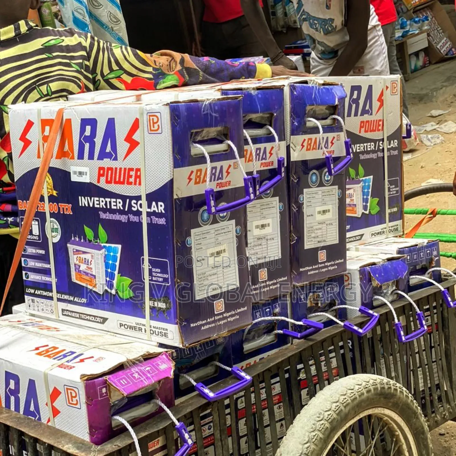 Bara Energy 220ah/12v Tall Tubular Battery