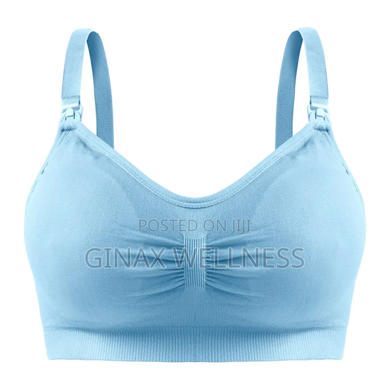 Maternity and Nursing Bra With Clip-Down Straps and Removable Pads