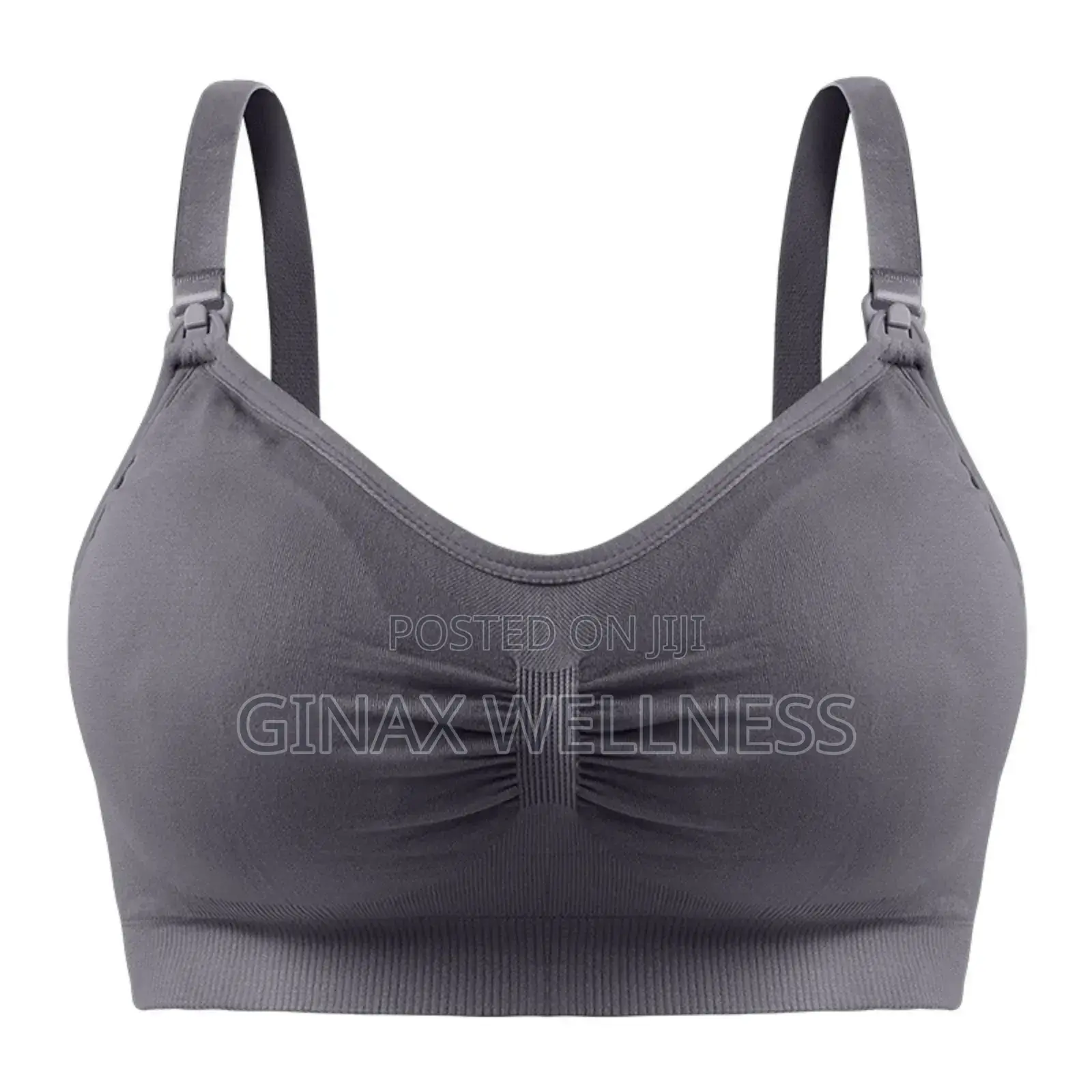 Maternity and Nursing Bra With Clip-Down Straps and Removable Pads