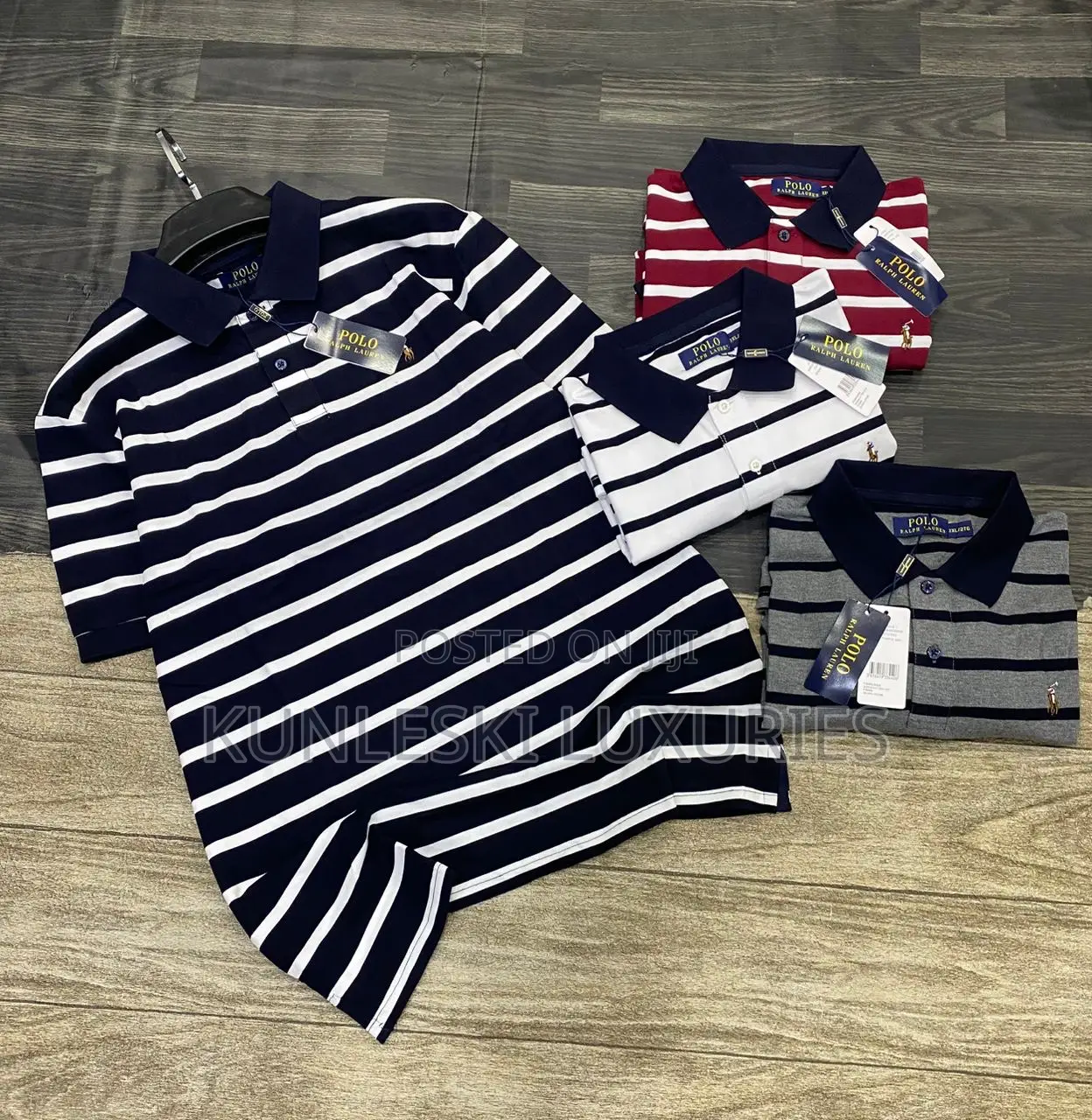 Original Polo Ralph Lauren Classic Strip Collar Neck Collections