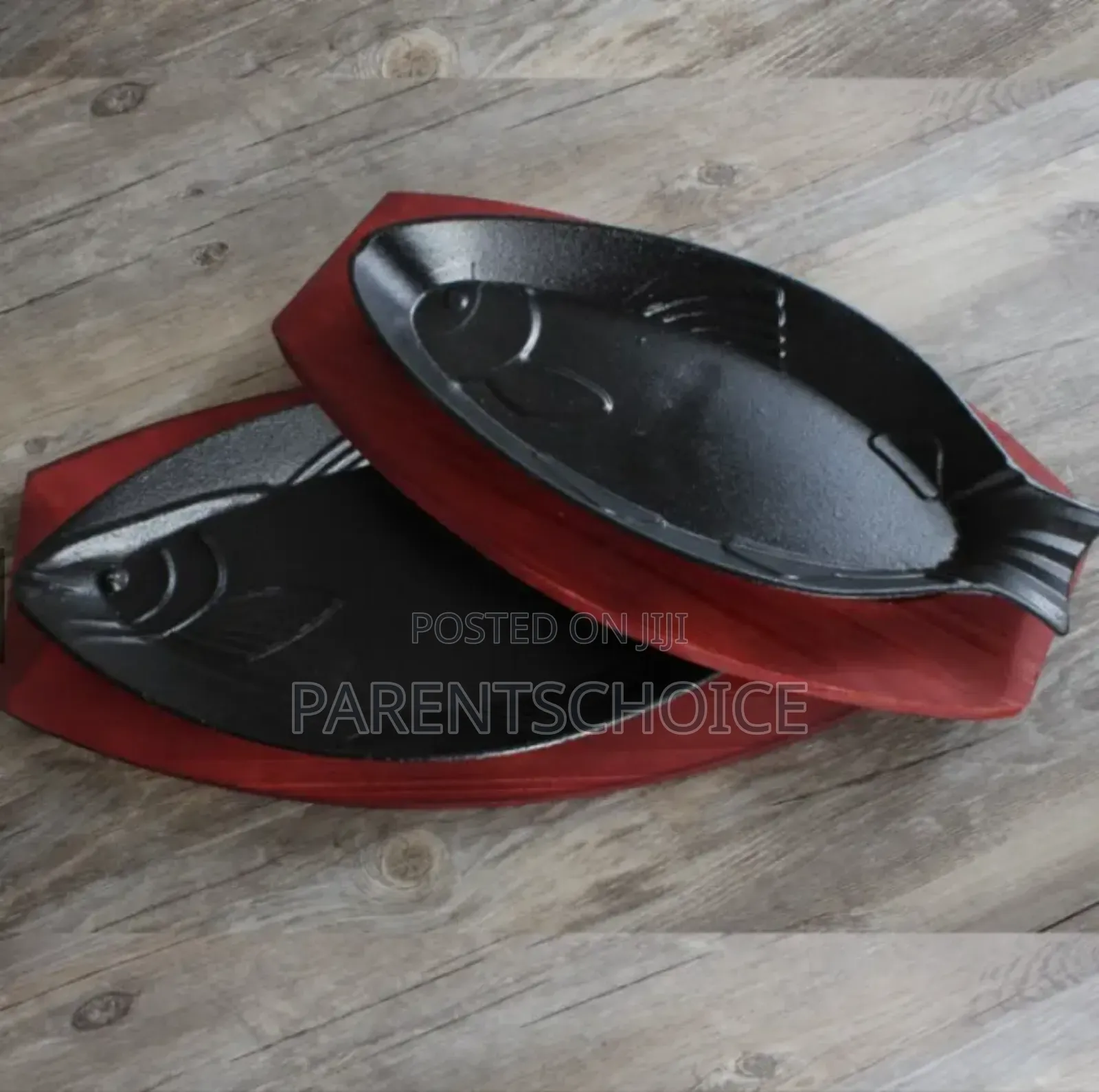 Cast Iron Sizzling Plate Fish Design