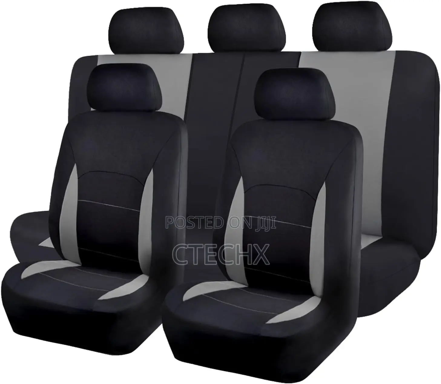 Universal Fit Car Seat Covers Set With Airbag Compatible