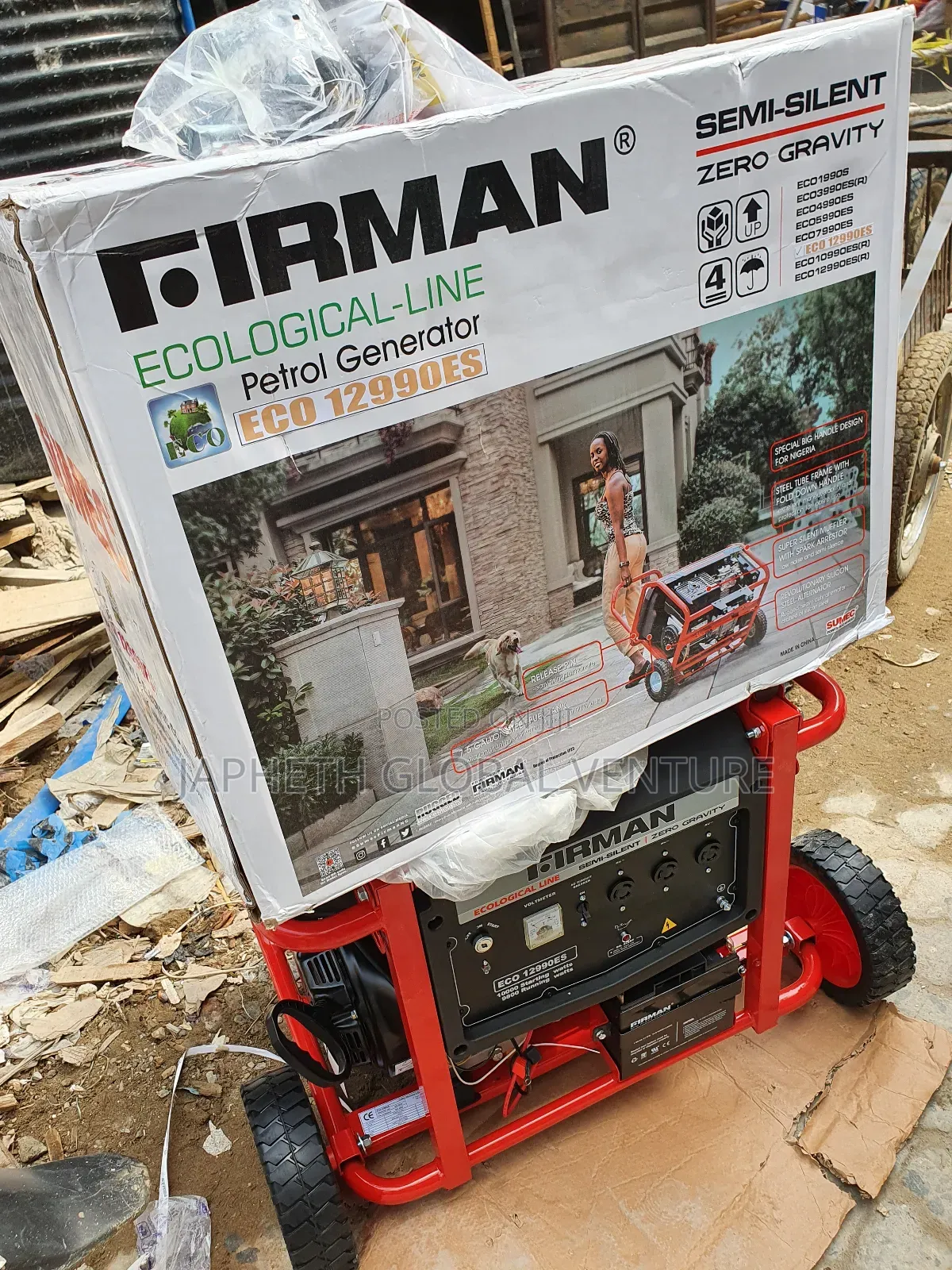 Firman Eco 12990es 7.5 Liters Fuel Tank Generator