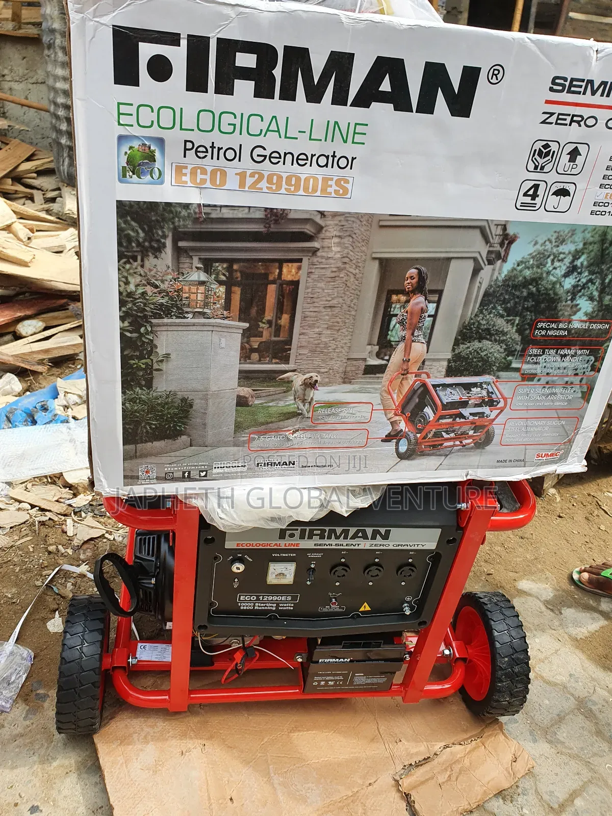 Firman Semi-Silent Eco 12990es With Wheels