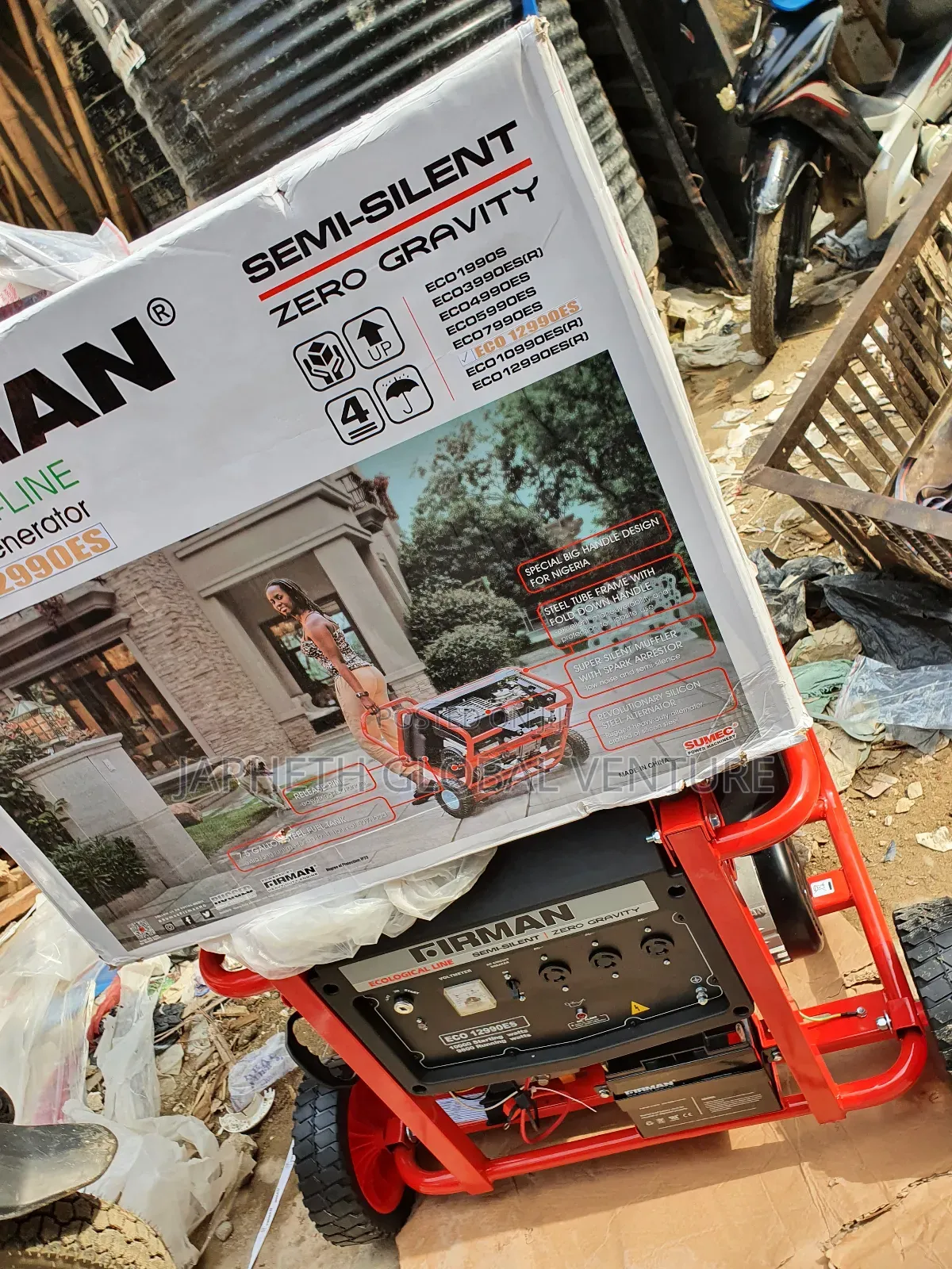 Firman 12990es Steel Frame Portable Generator