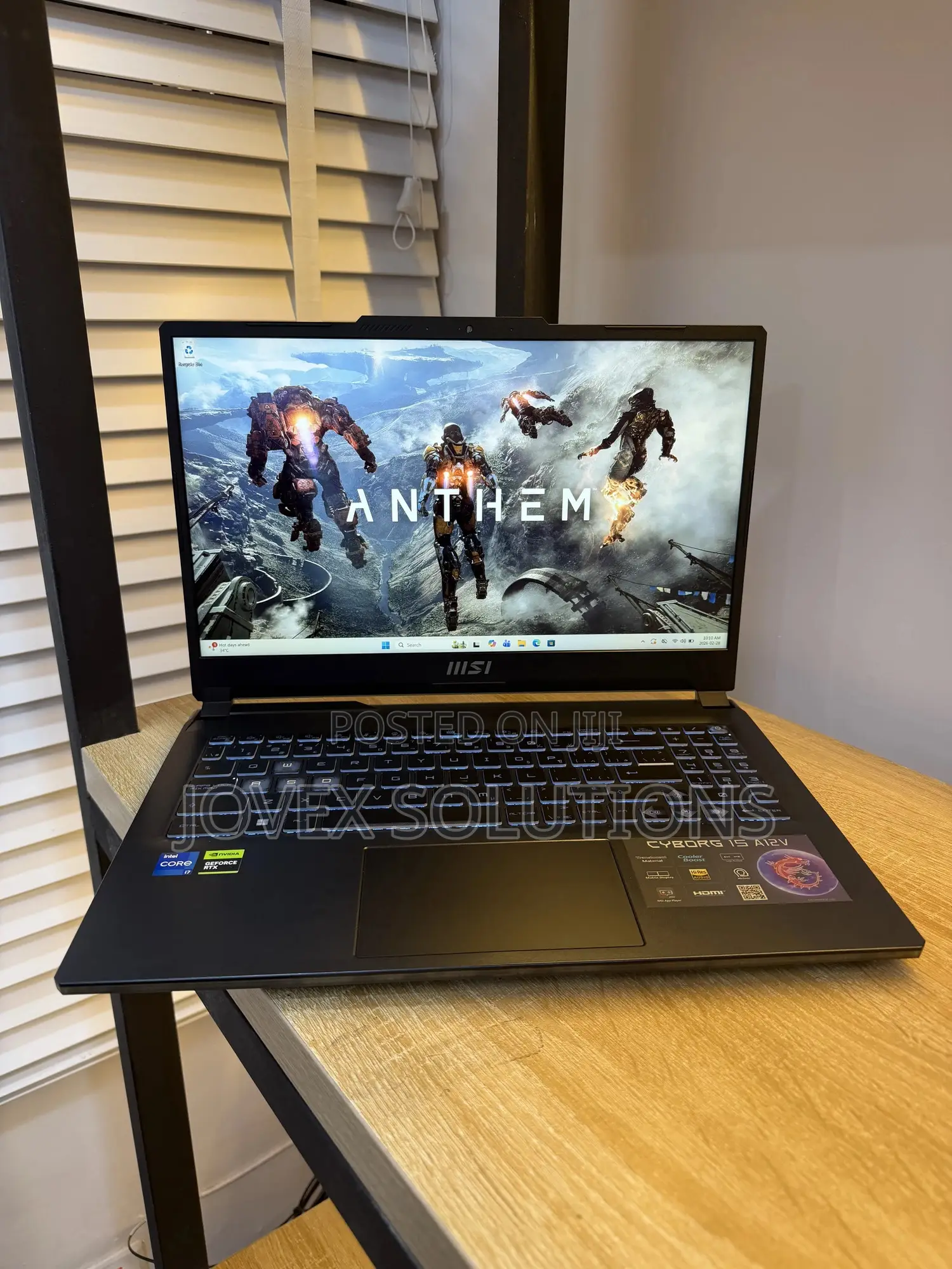 Laptop MSI Cyborg 15 16GB Intel Core i7 SSD 512GB
